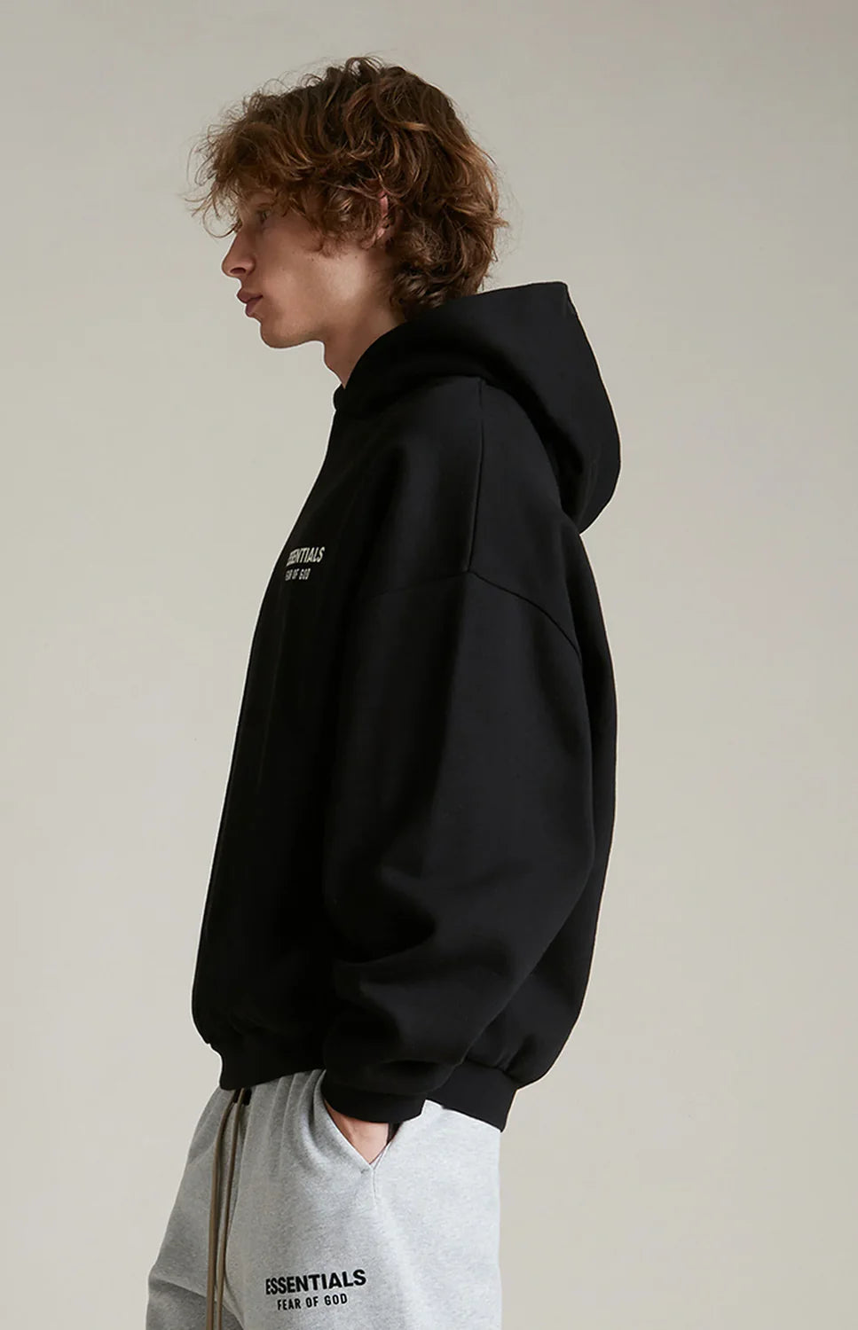 Fear Of God Essentials Hoodie Fleece Black