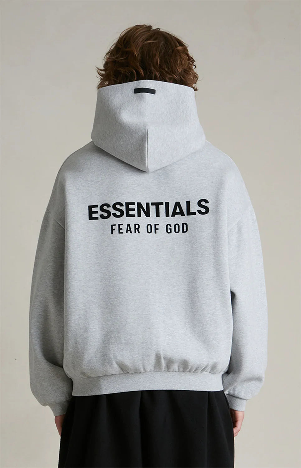 Fear Of God Essentials Hoodie Fleece Light Heather Gray