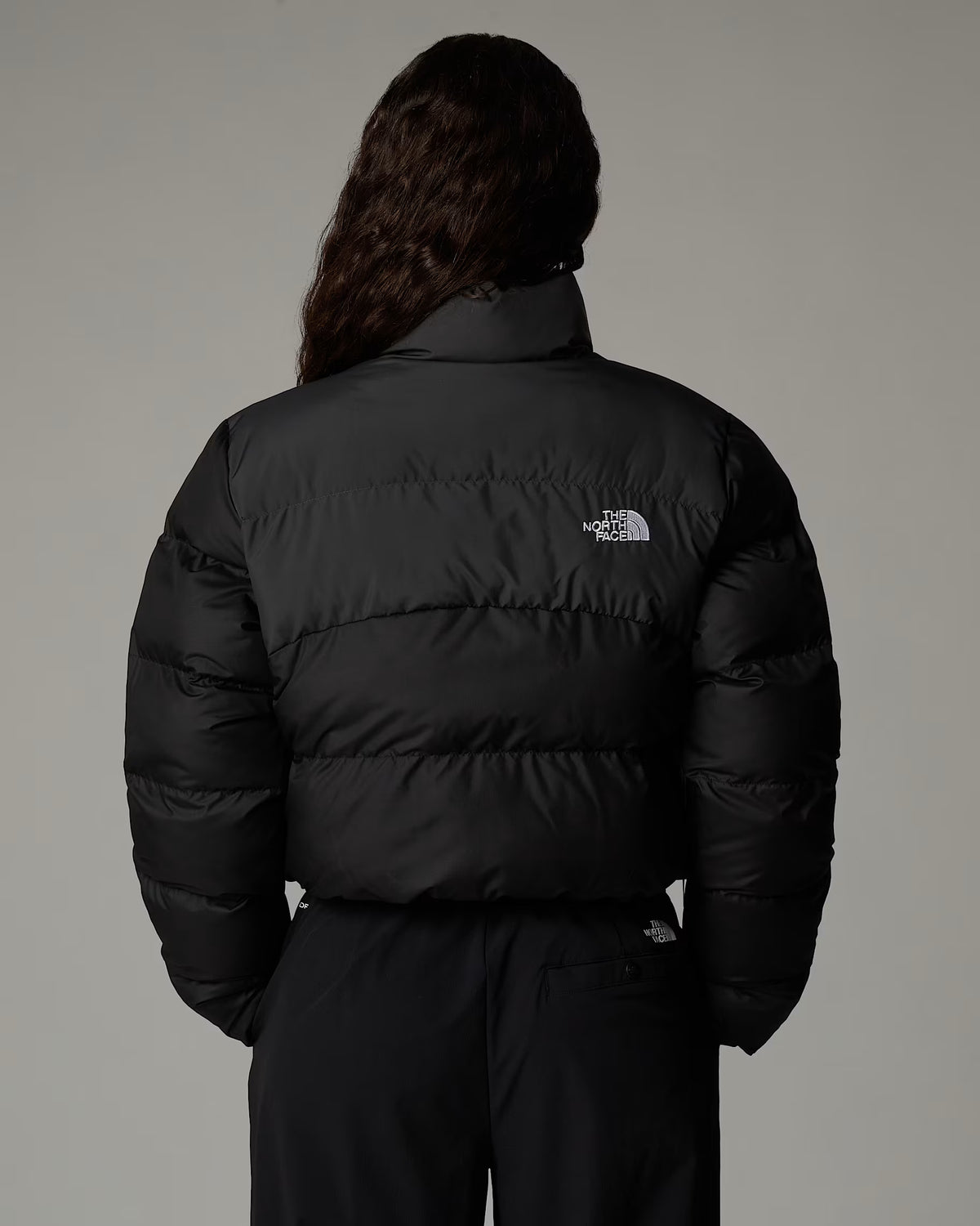 Casaco curto Nuptse para mulher