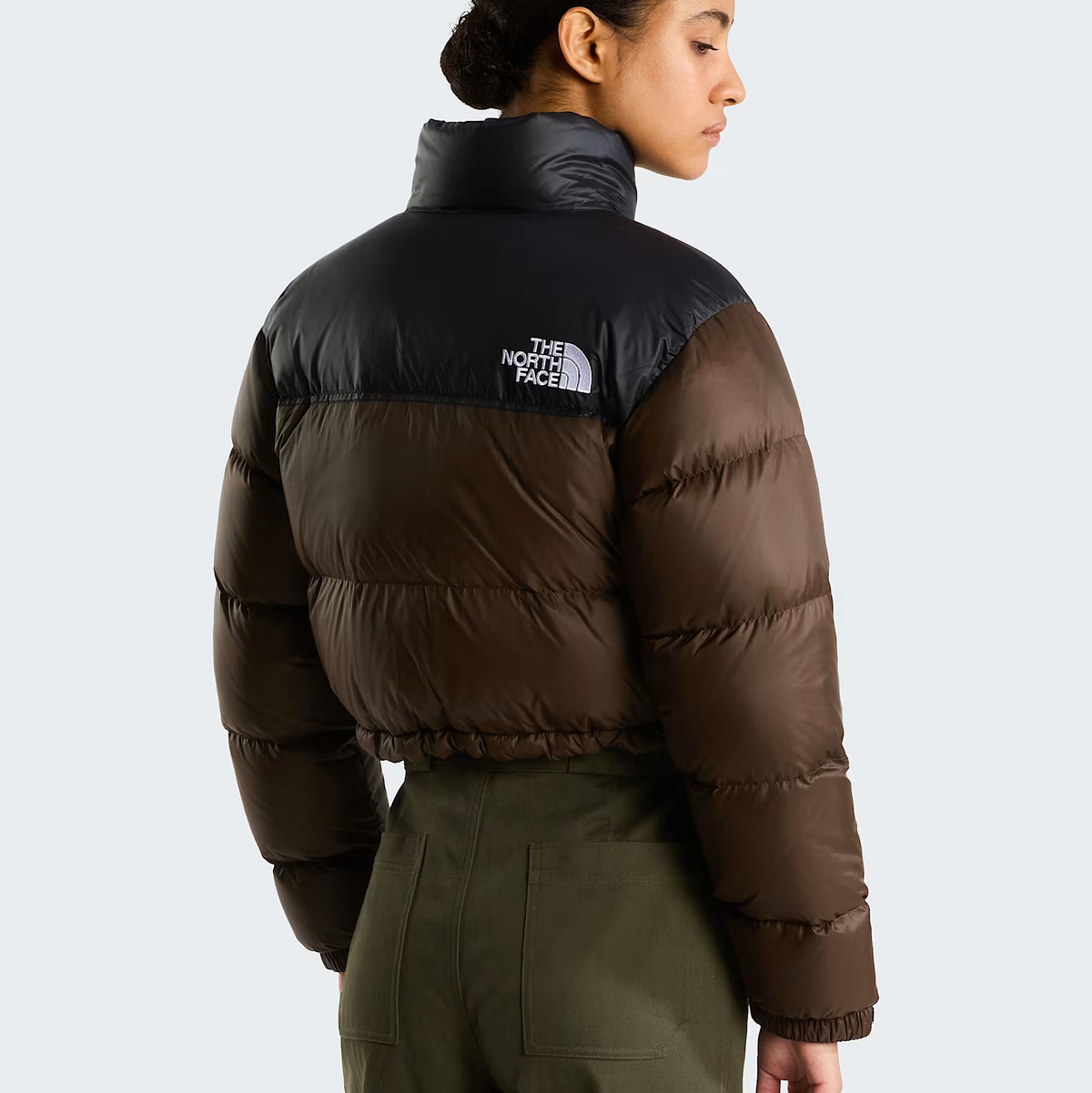 Casaco curto Nuptse para mulher