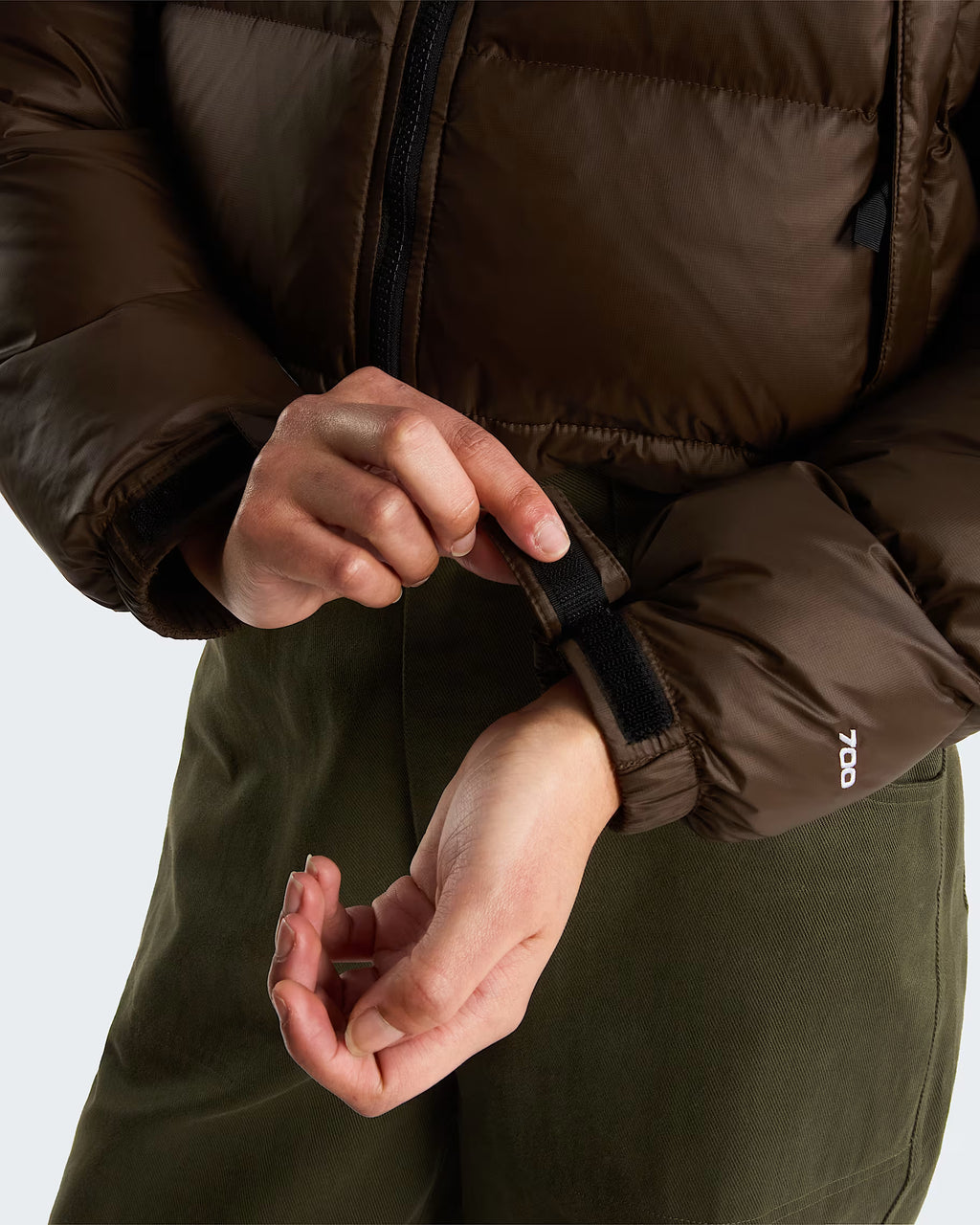 Casaco curto Nuptse para mulher