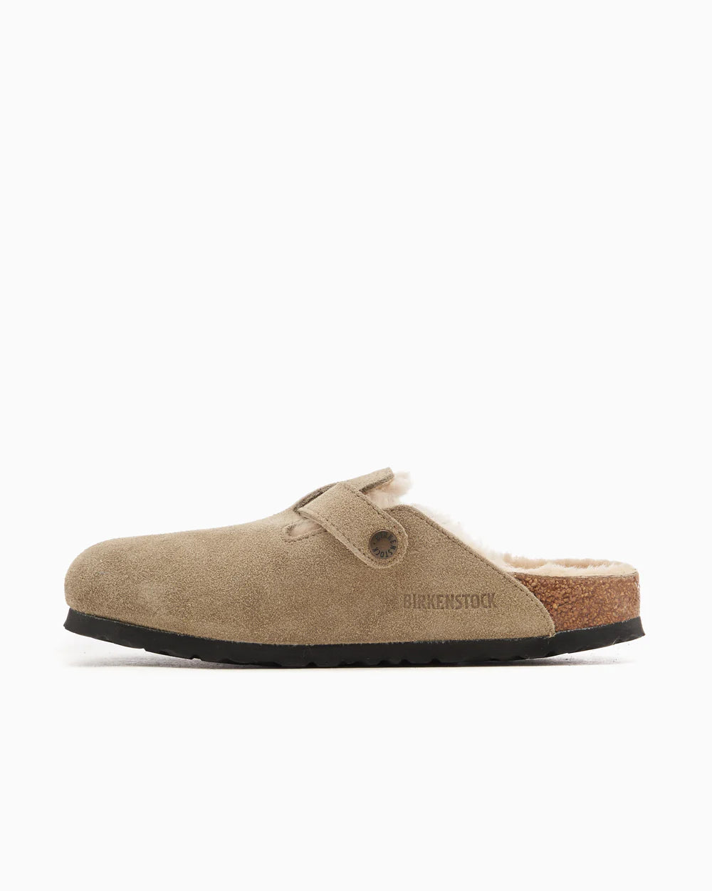 BIRKENSTOCK Boston Shearling Suede Leather Narrow