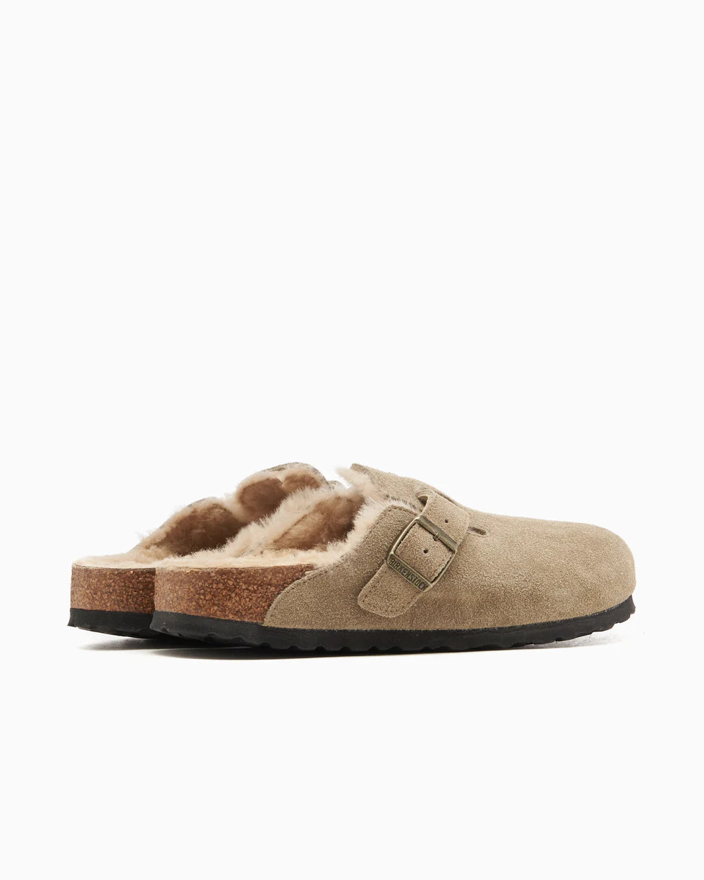 BIRKENSTOCK Boston Shearling Suede Leather Narrow