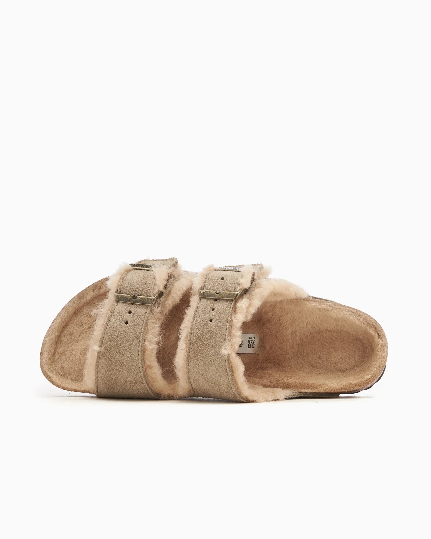 BIRKENSTOCK Arizona Shearling Suede Leather Narrow