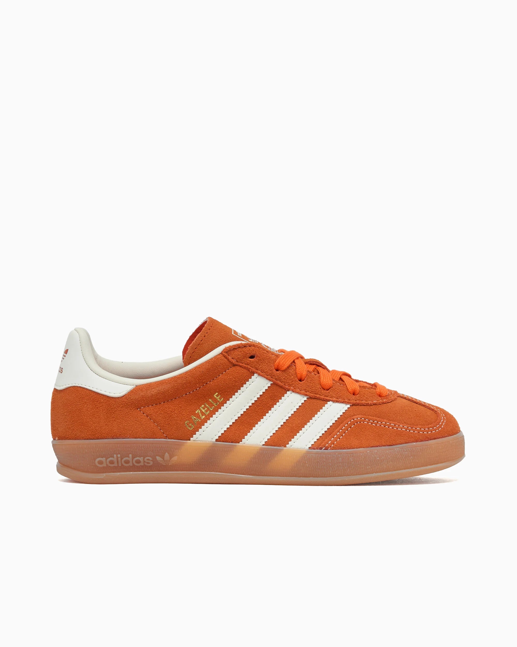 adidas Originals Gazelle Indoor Orange Off White Gold Metallic
