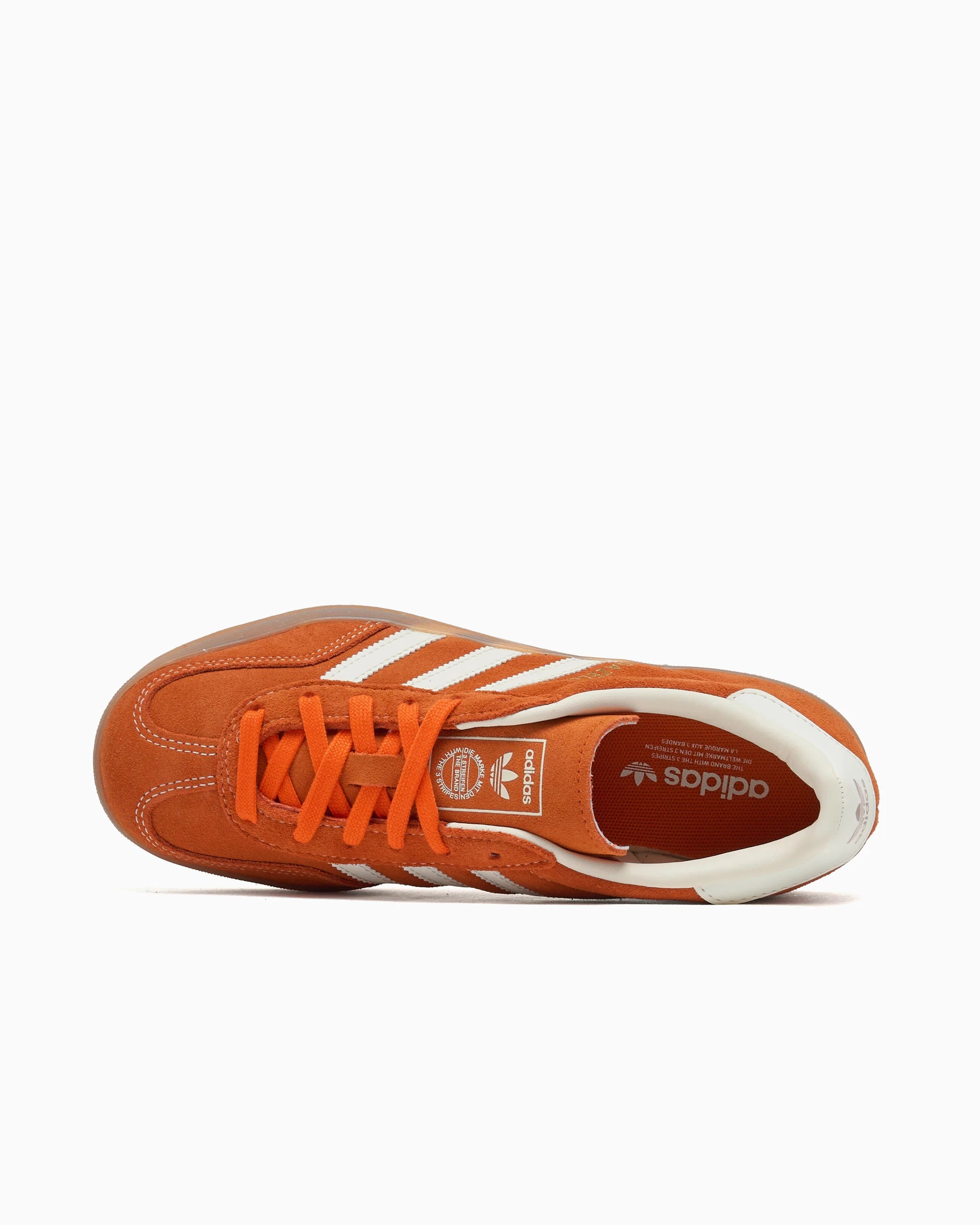 adidas Originals Gazelle Indoor Orange Off White Gold Metallic
