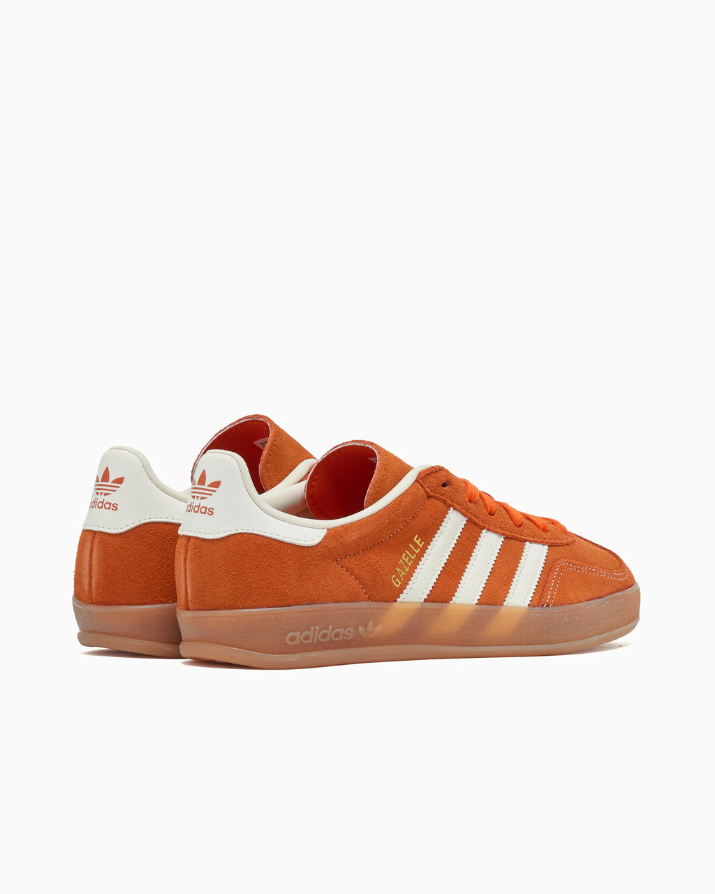 adidas Originals Gazelle Indoor Orange Off White Gold Metallic