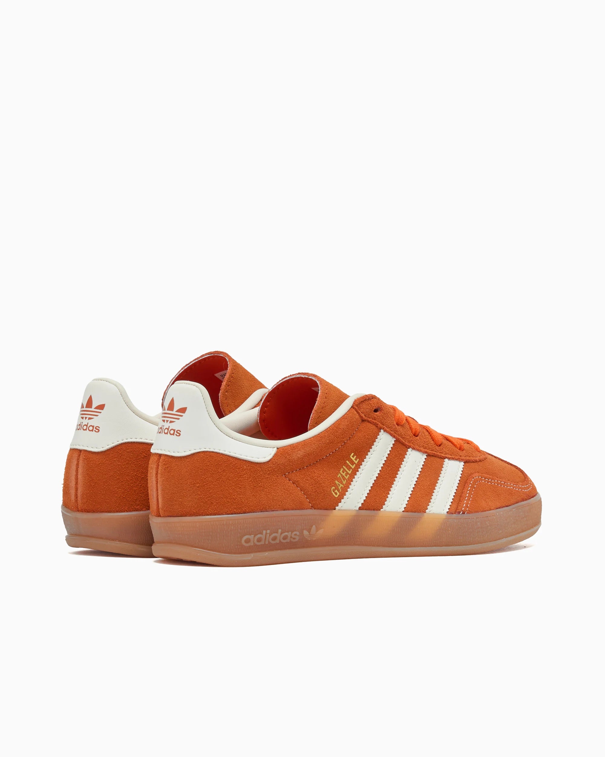 adidas Originals Gazelle Indoor Orange Off White Gold Metallic