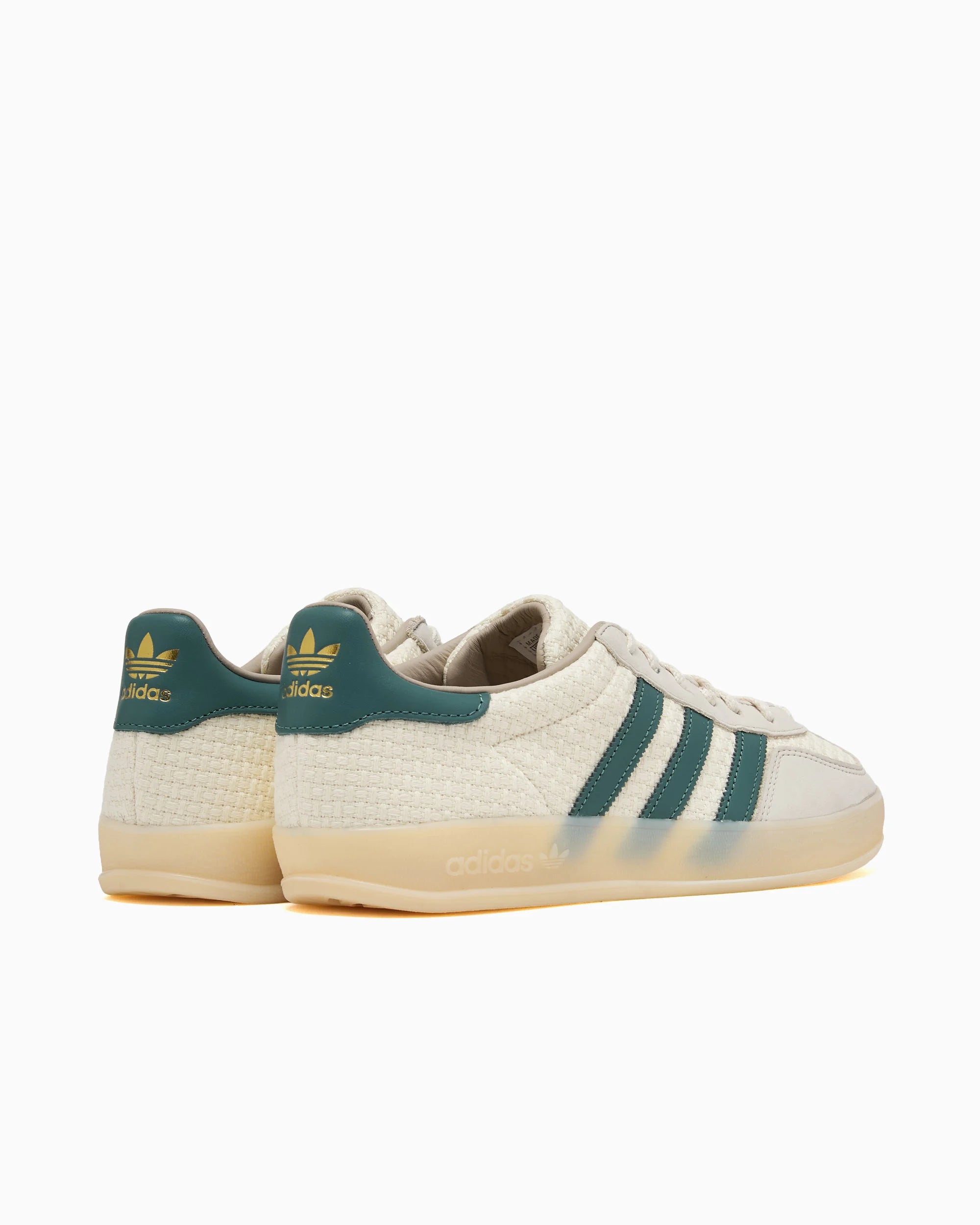 adidas Originals Gazelle Indoor Blanco Crema Verde Petróleo