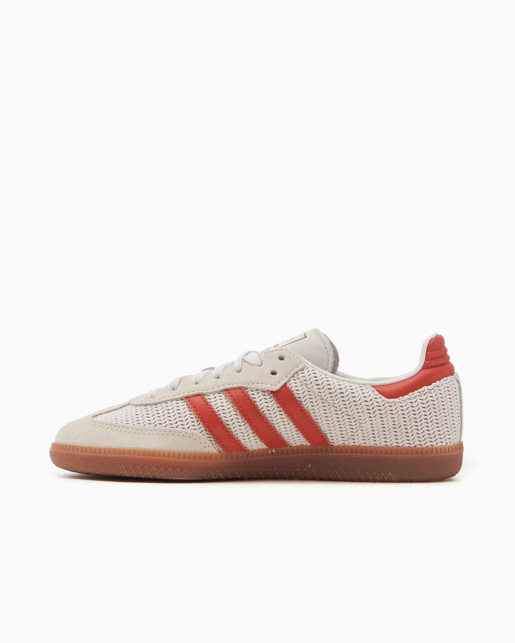 adidas Samba OG Branco Cristal Vermelho Preloved