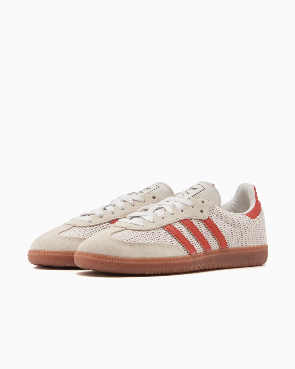 adidas Samba OG Branco Cristal Vermelho Preloved
