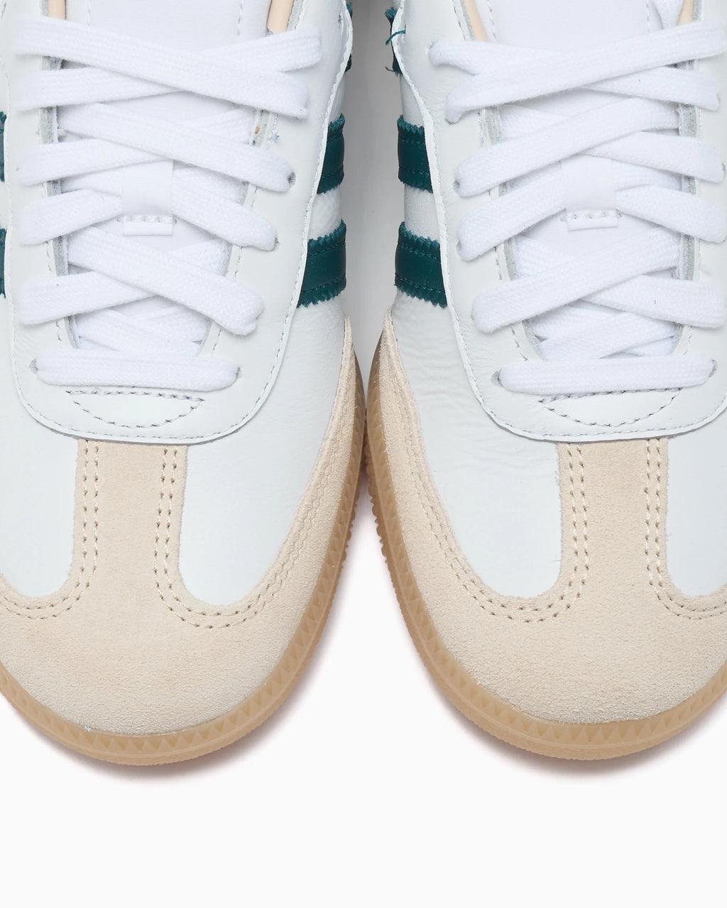 adidas Samba OG Branco Nuvem Verde Universitário Goma