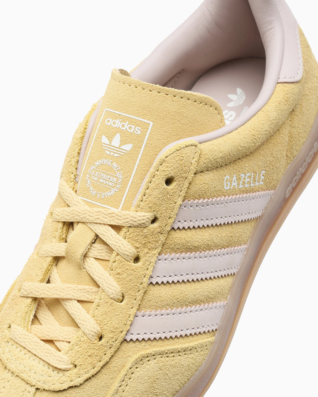 adidas Originals Women's Gazelle Indoor Almost Yellow Wonder Quartz