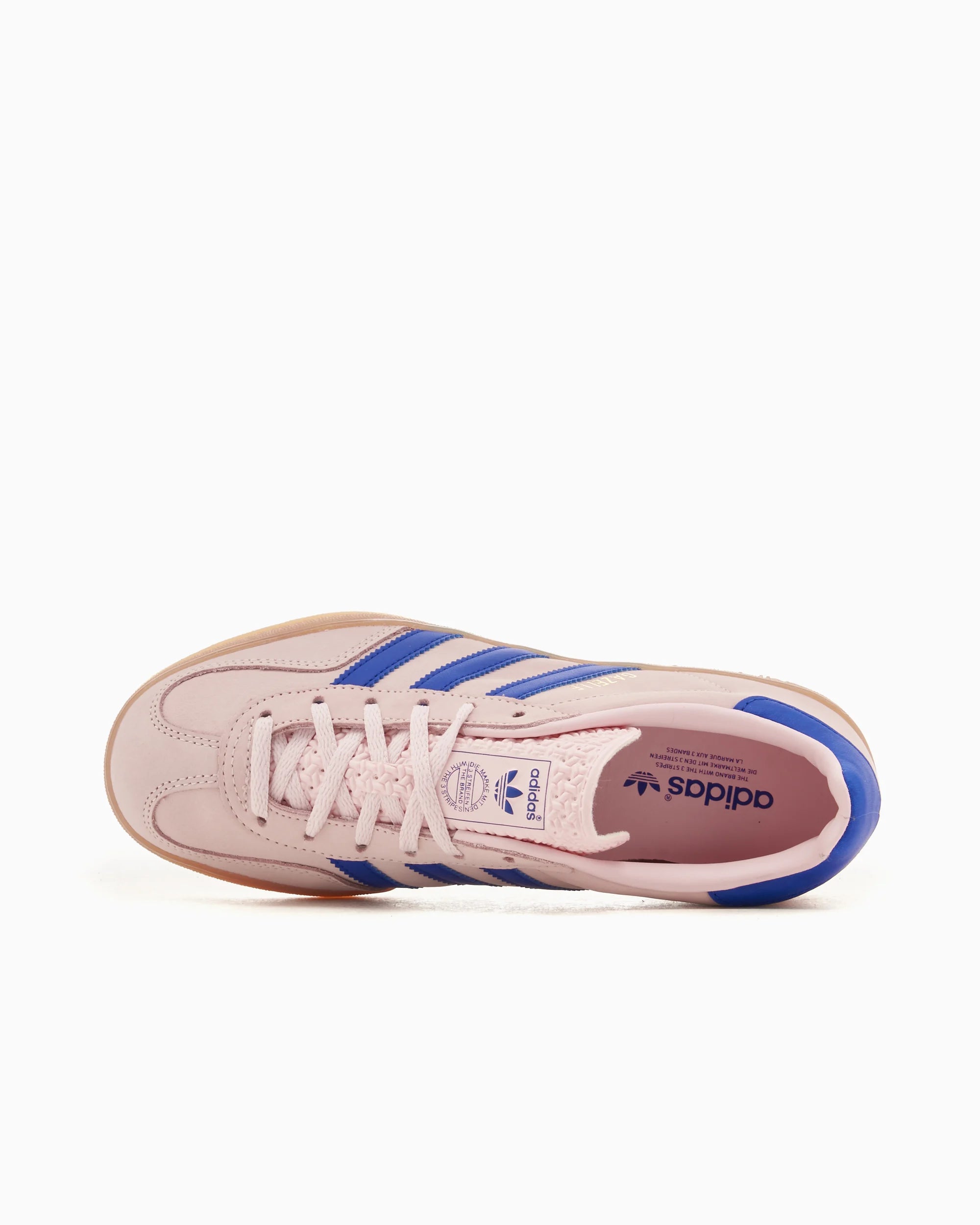 adidas Originals Gazelle Indoor para mujer rosa claro azul lúcido