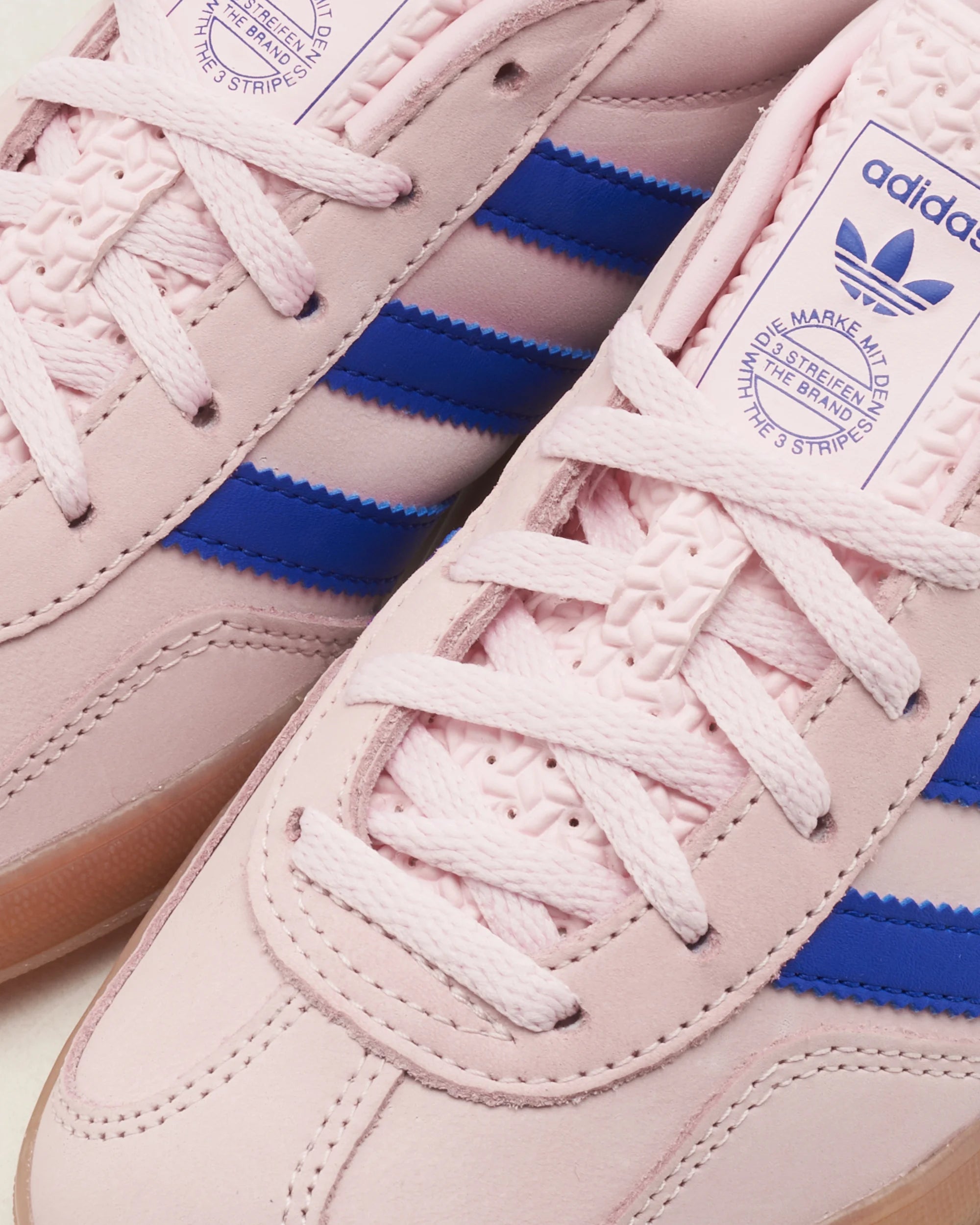 adidas Originals Gazelle Indoor para mujer rosa claro azul lúcido
