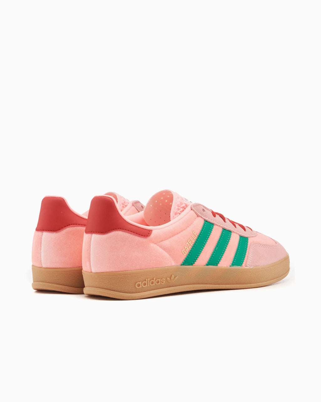 adidas Originals Gazelle Indoor da donna in velluto rosa