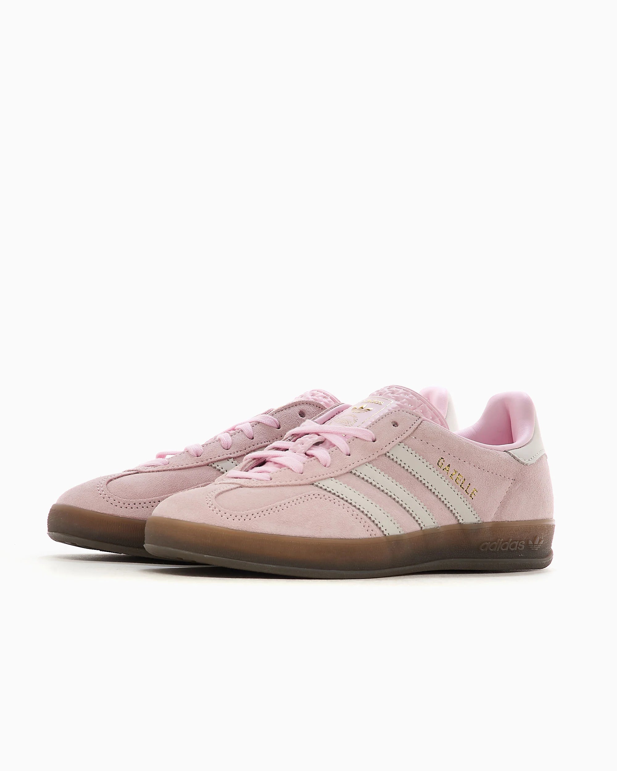 adidas Originals Gazelle Indoor para mujer rosa claro blanquecino
