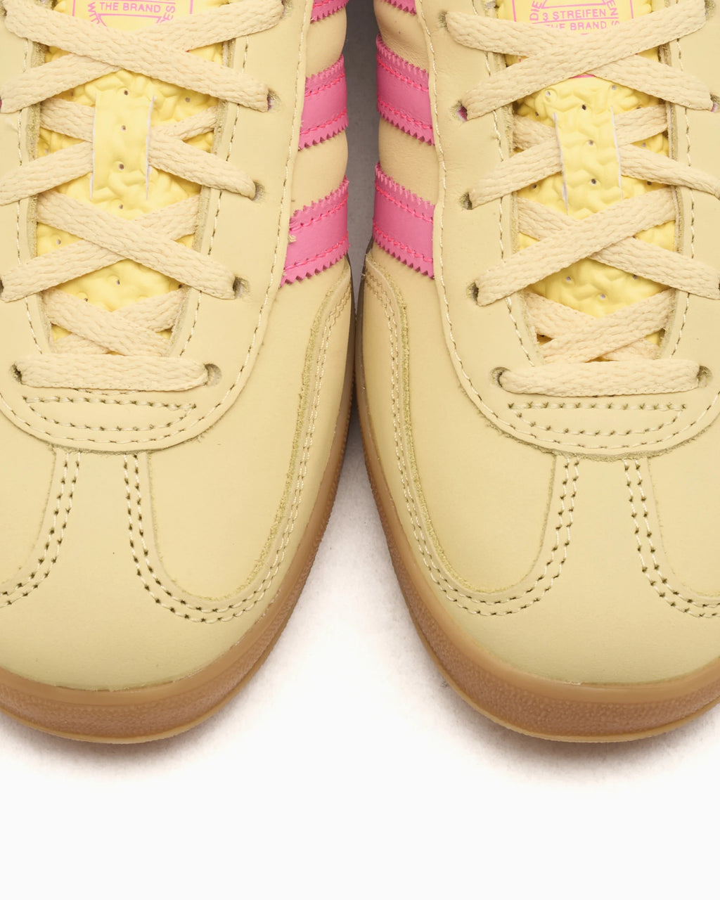 adidas Originals Women's Gazelle Indoor Powder Yellow Lucid Pink Royal