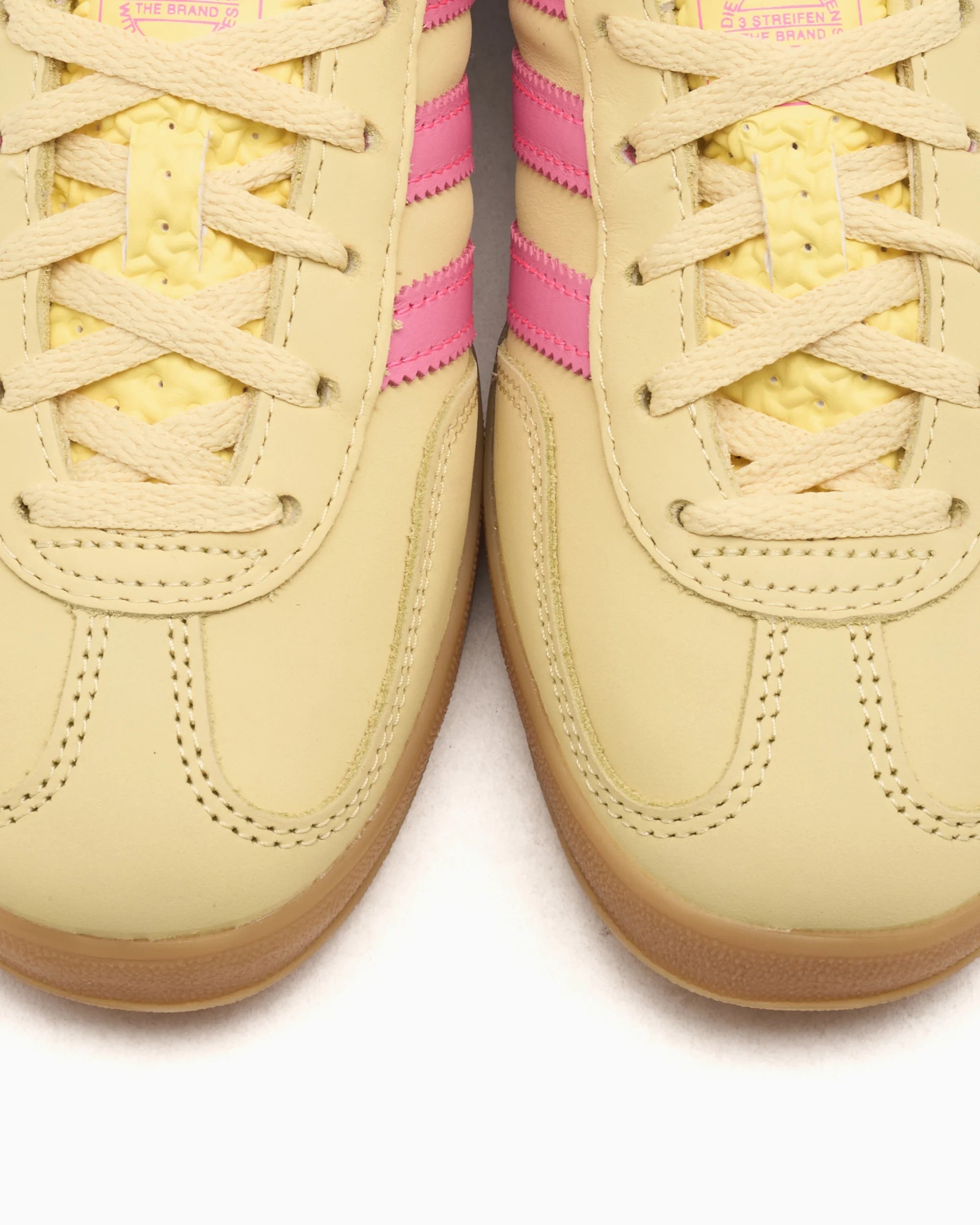 adidas Originals Women's Gazelle Indoor Powder Yellow Lucid Pink Royal