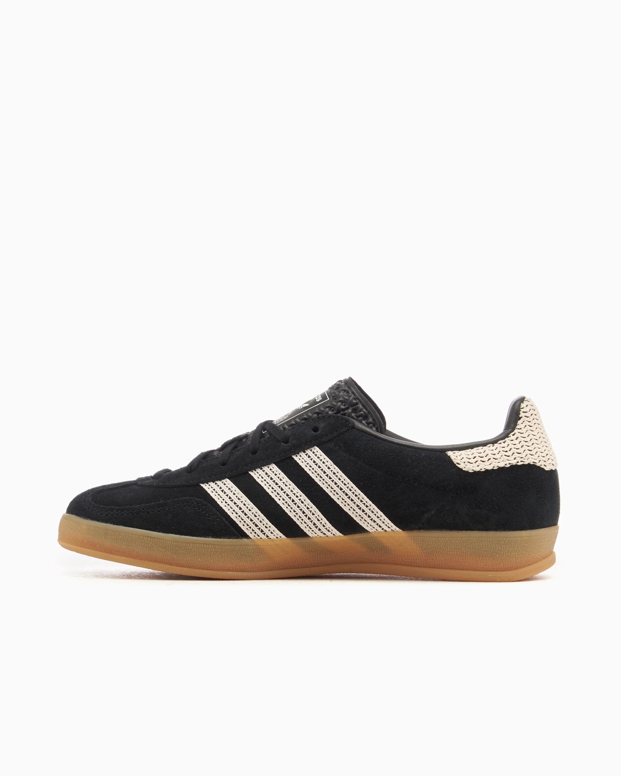 adidas Originals Women's Gazelle Indoor Core Black Wonder White