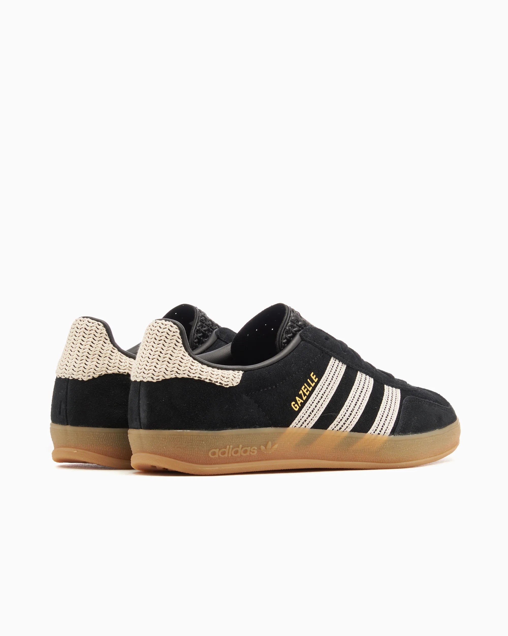 adidas Originals Women's Gazelle Indoor Core Black Wonder White