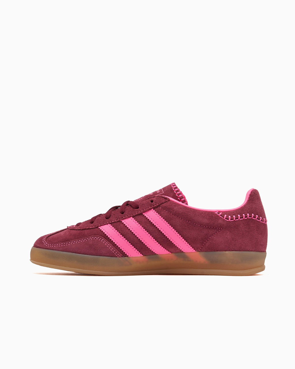 adidas Originals Gazelle Indoor para mujer rosa lúcido rojo oscuro