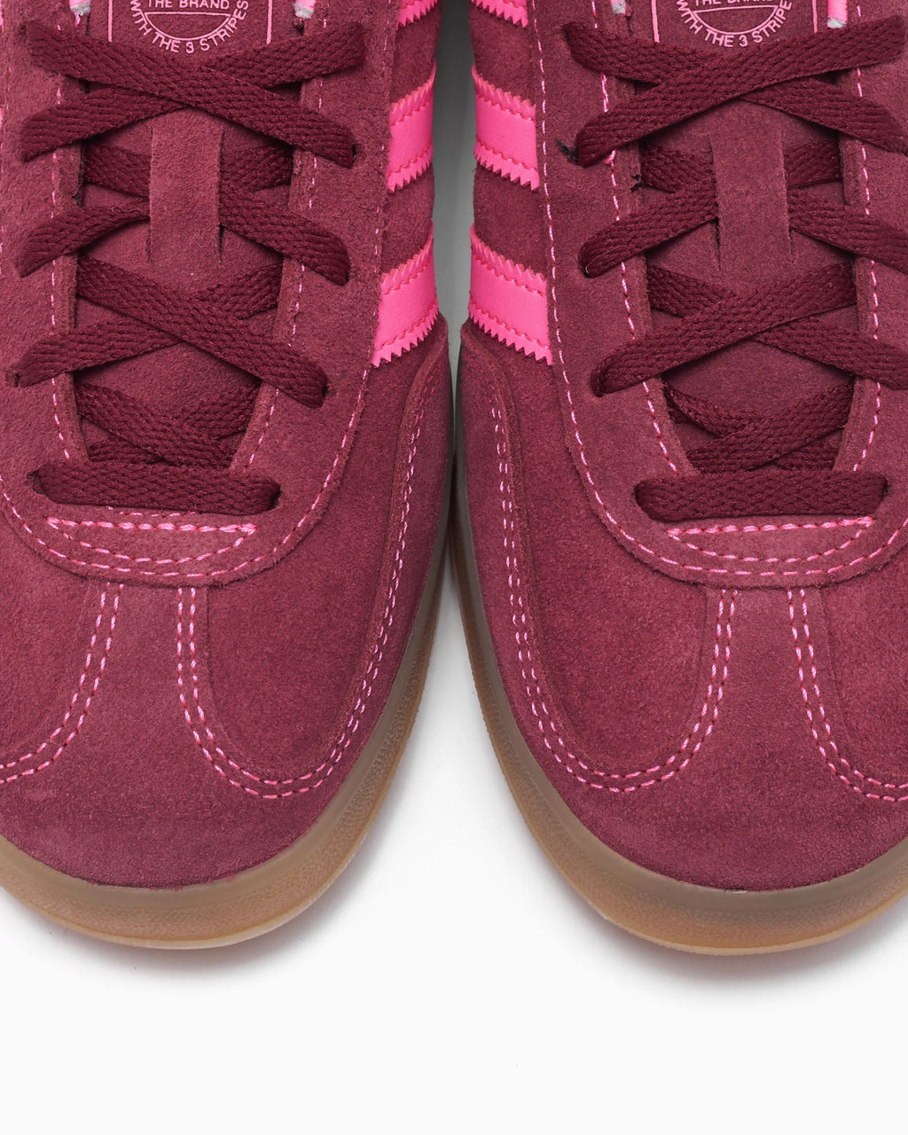 adidas Originals Gazelle Indoor para mujer rosa lúcido rojo oscuro