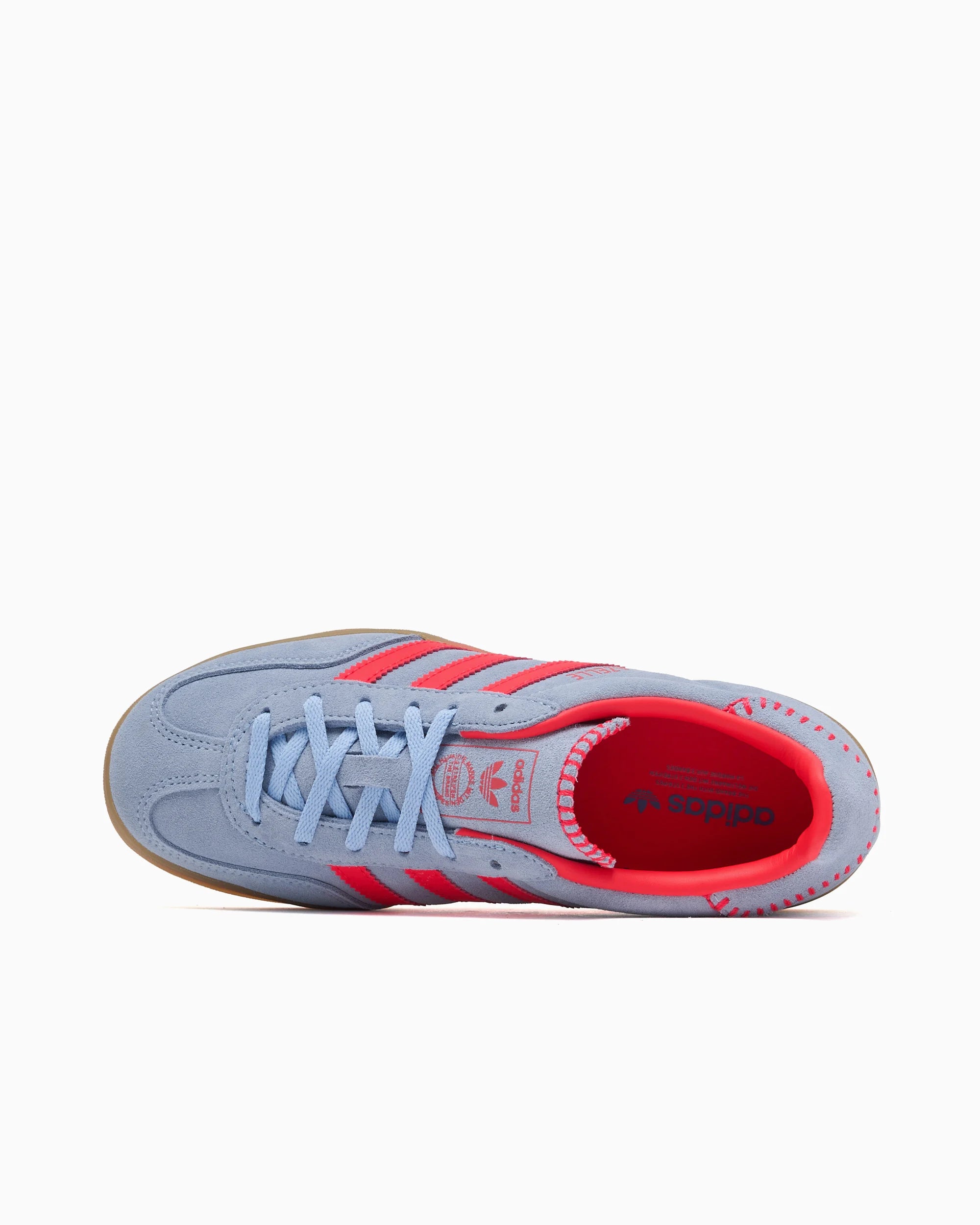adidas Originals Gazelle Indoor para mujer Lucid Red Clear Sky