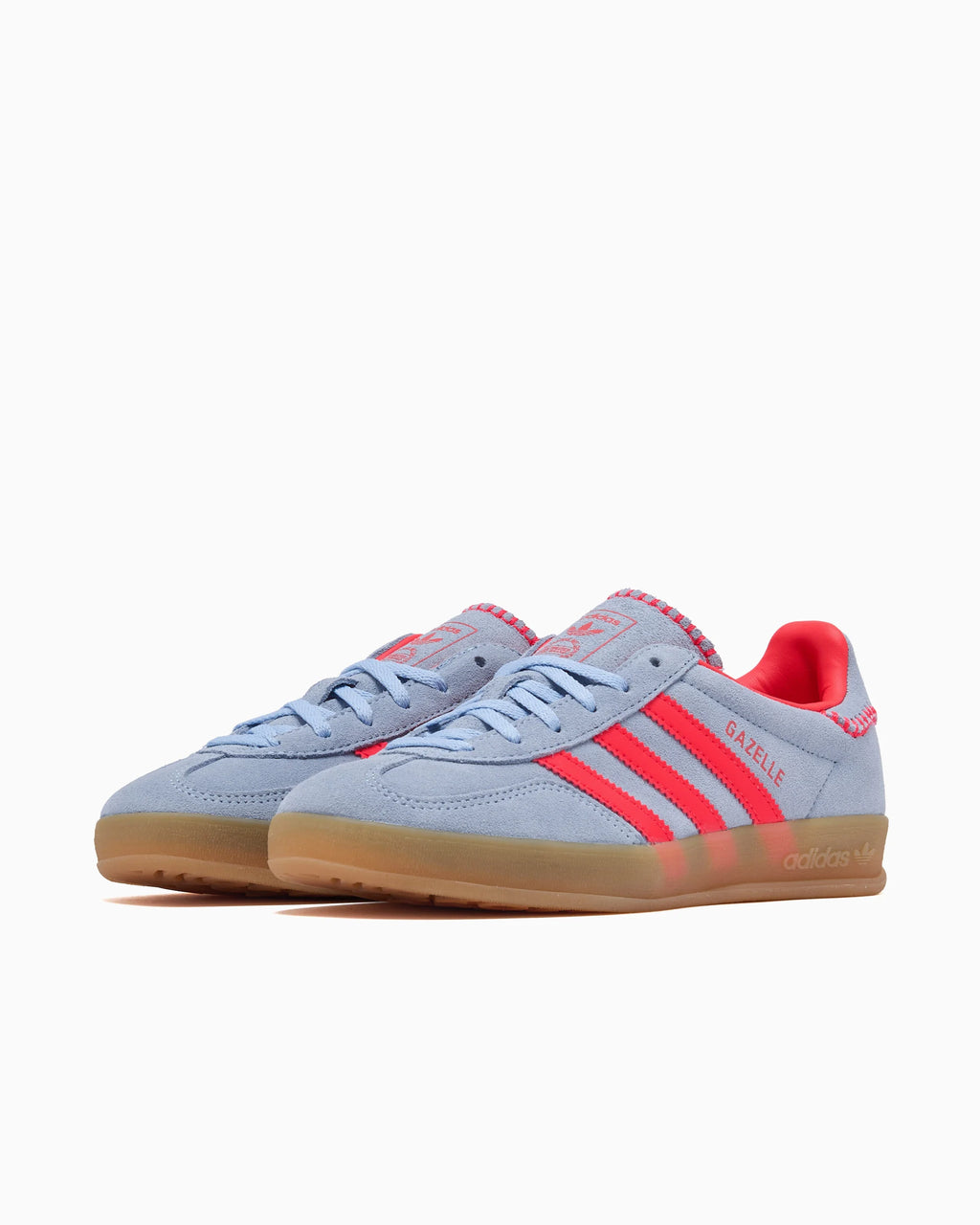 adidas Originals Gazelle Indoor para mujer Lucid Red Clear Sky
