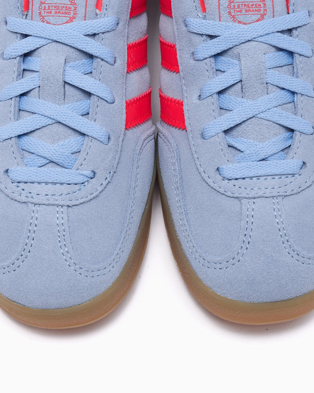 adidas Originals Gazelle Indoor para mujer Lucid Red Clear Sky