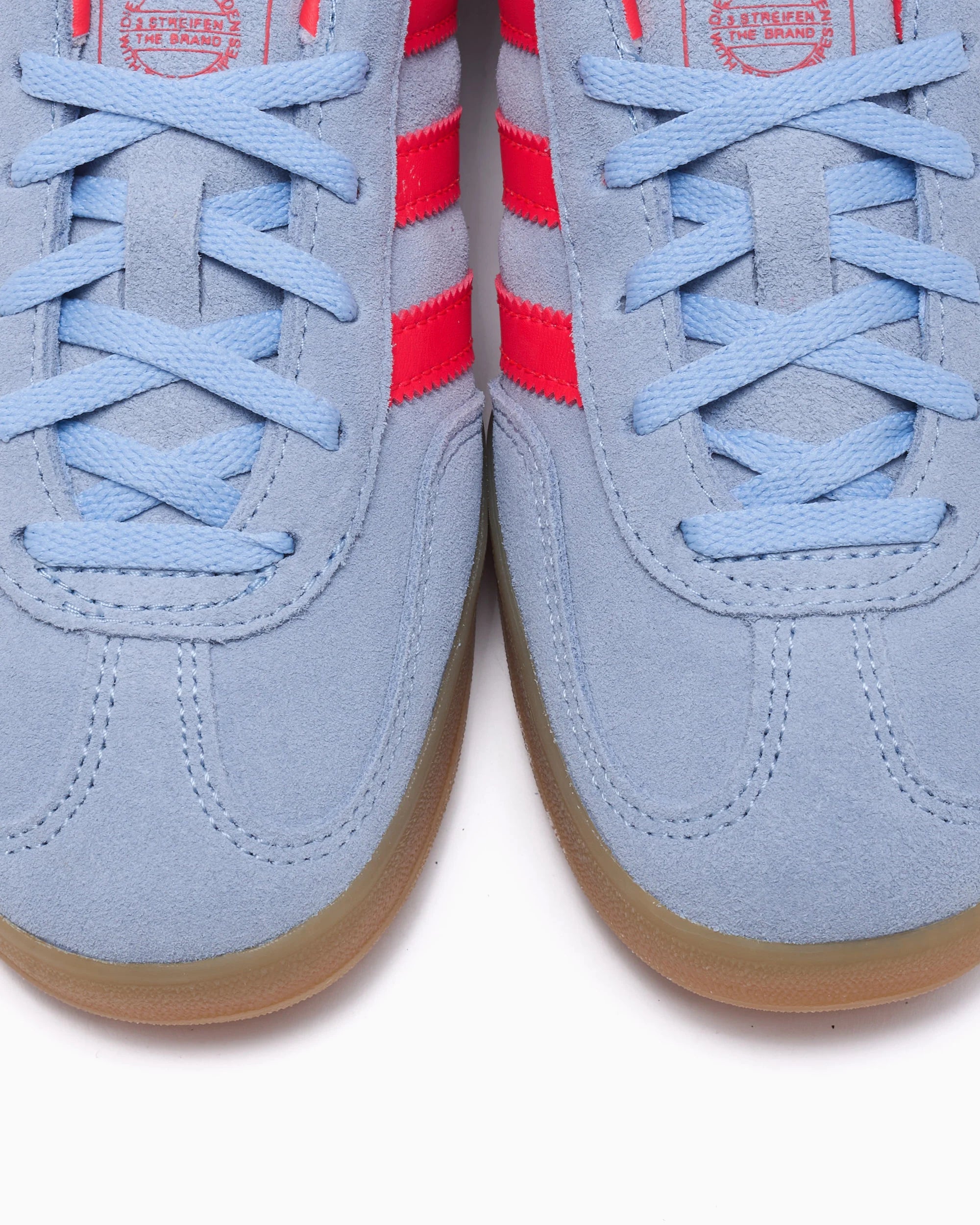 adidas Originals Gazelle Indoor para mujer Lucid Red Clear Sky