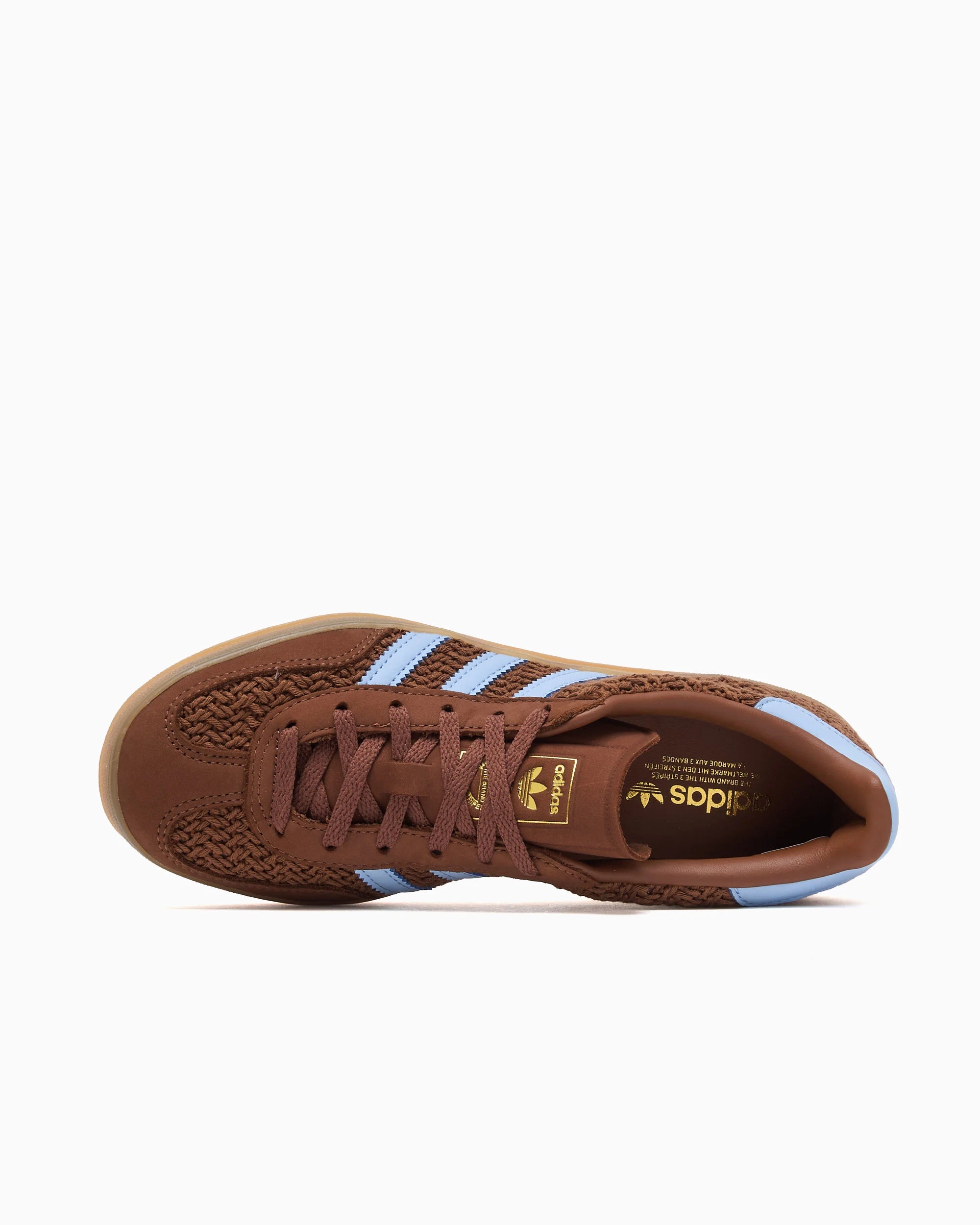 adidas Originals Gazelle Indoor de mujer Marrón Preloved Cielo Despejado Goma