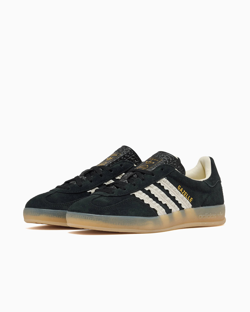 adidas Gazelle Indoor Core Black Cream White Gum (Women's)