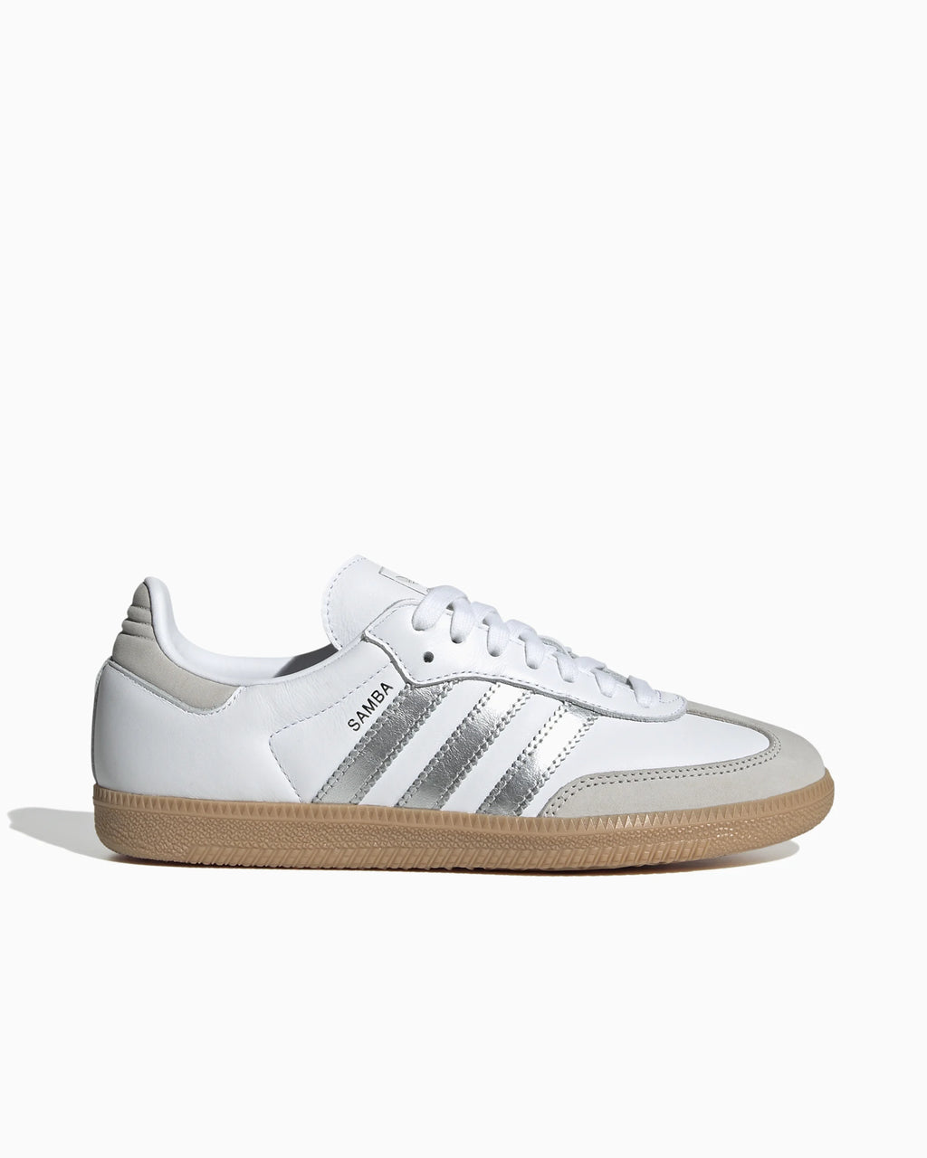 adidas Samba OG Branco Prata Cinza Metálico (Feminino)