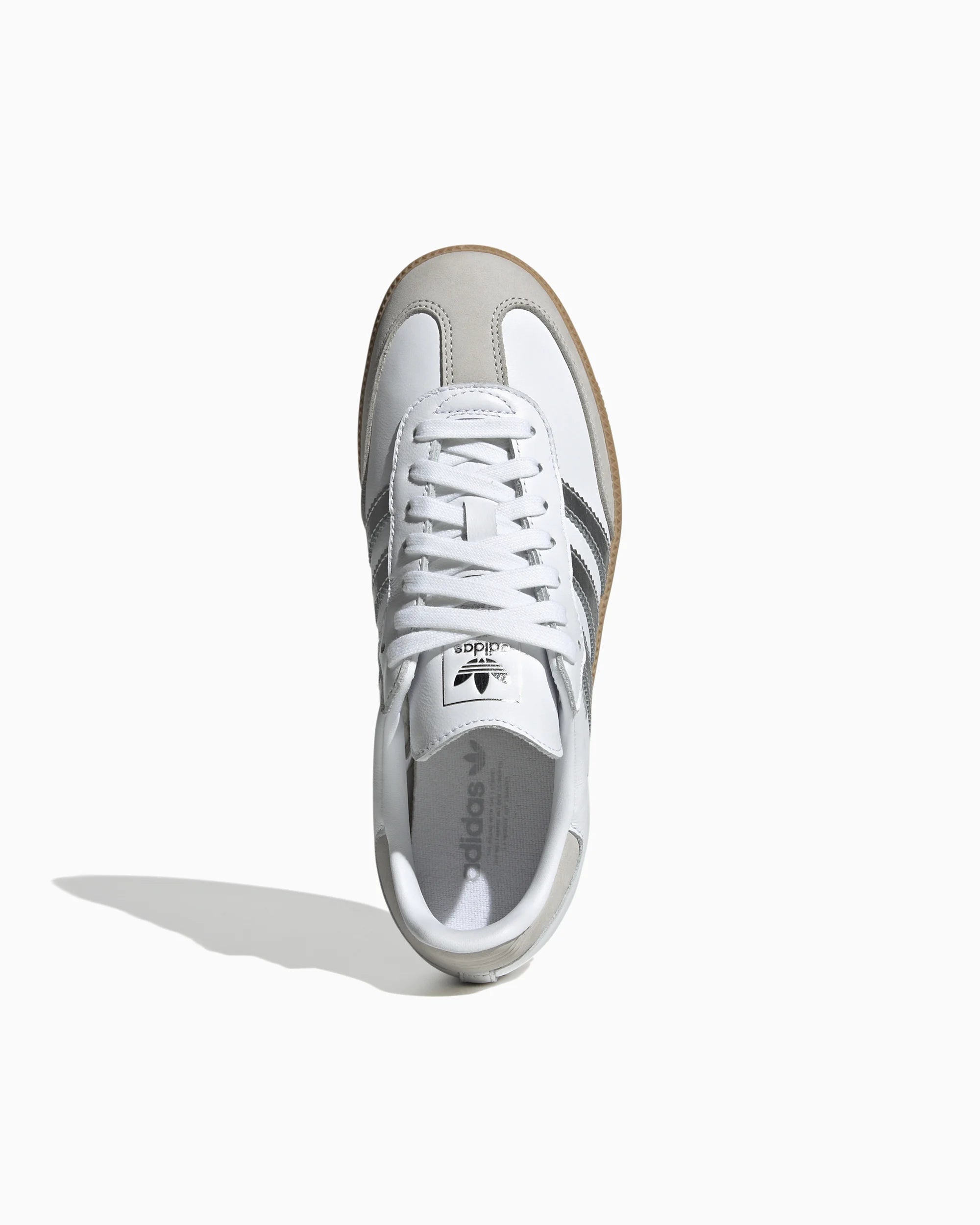 adidas Samba OG Branco Prata Cinza Metálico (Feminino)