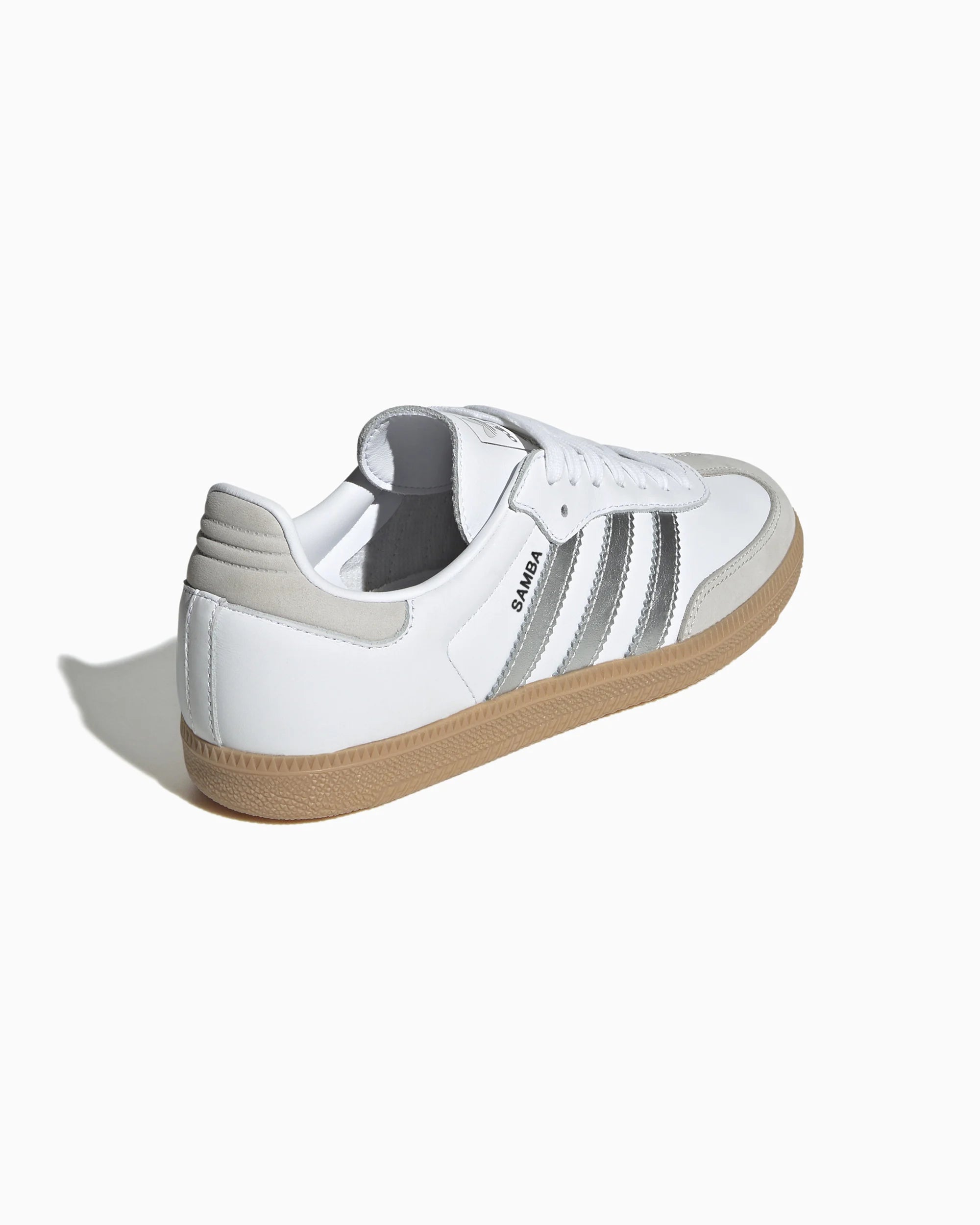 adidas Samba OG Branco Prata Cinza Metálico (Feminino)