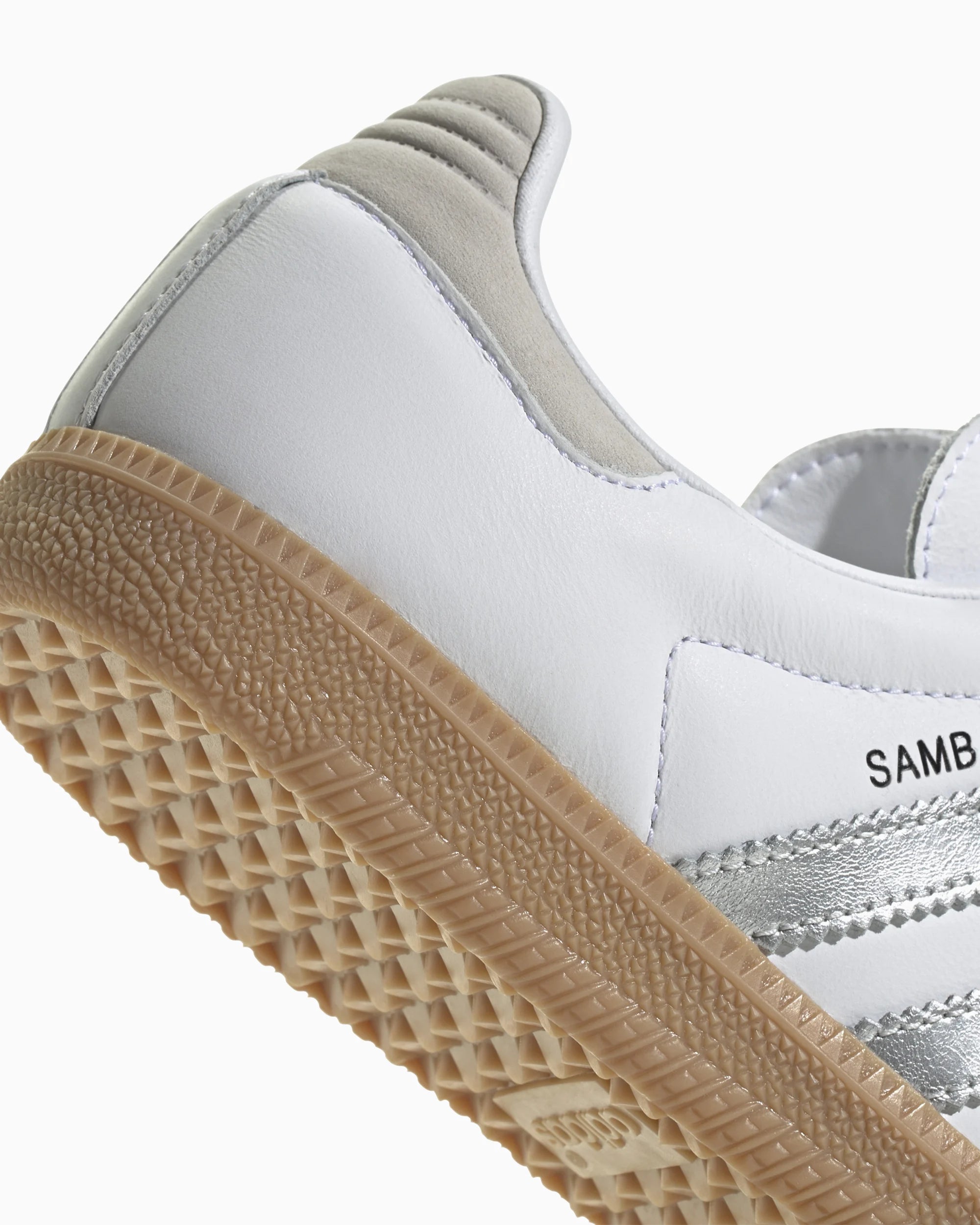 adidas Samba OG Branco Prata Cinza Metálico (Feminino)