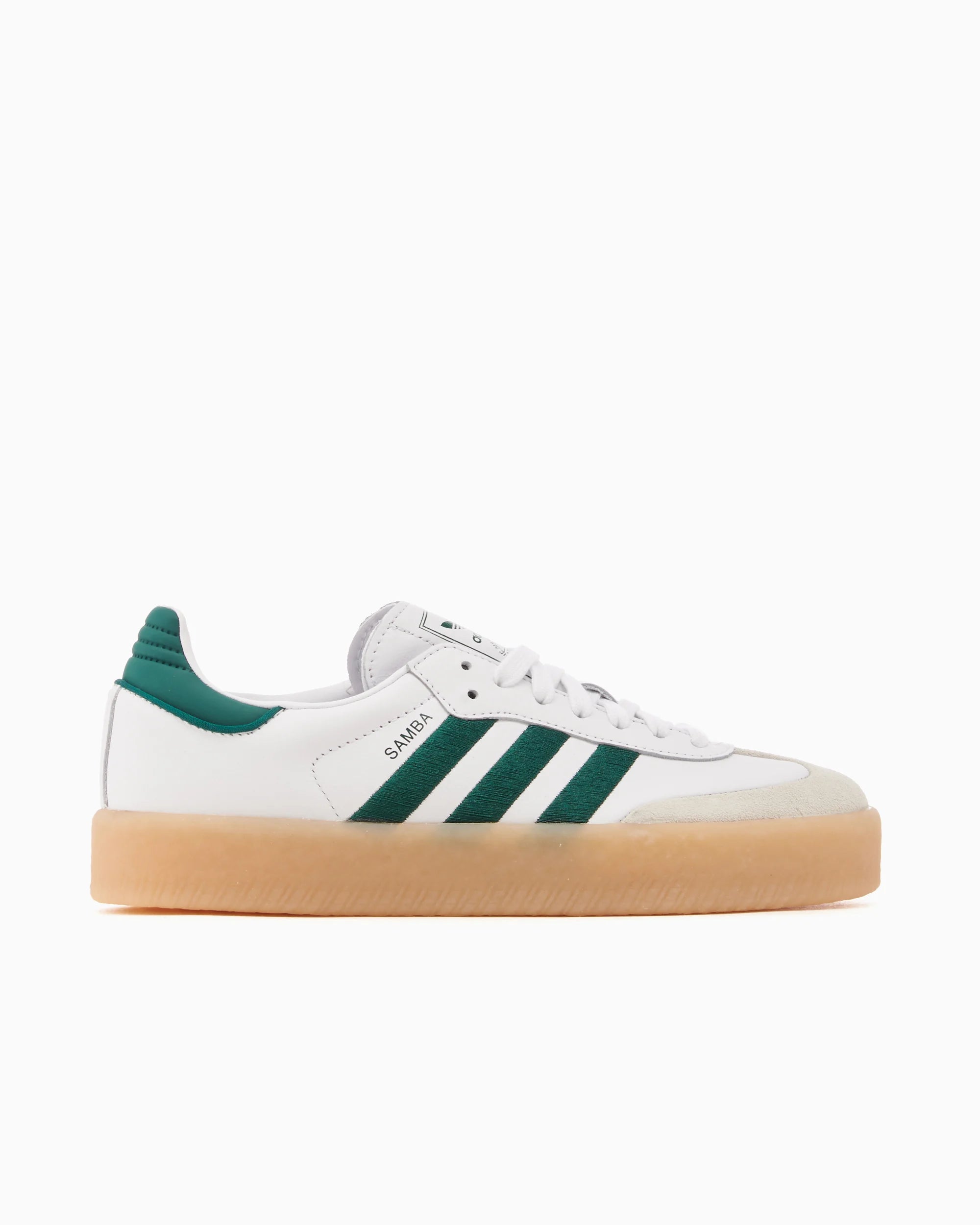 adidas Sambae Branco Verde Universitário Goma (Feminino)