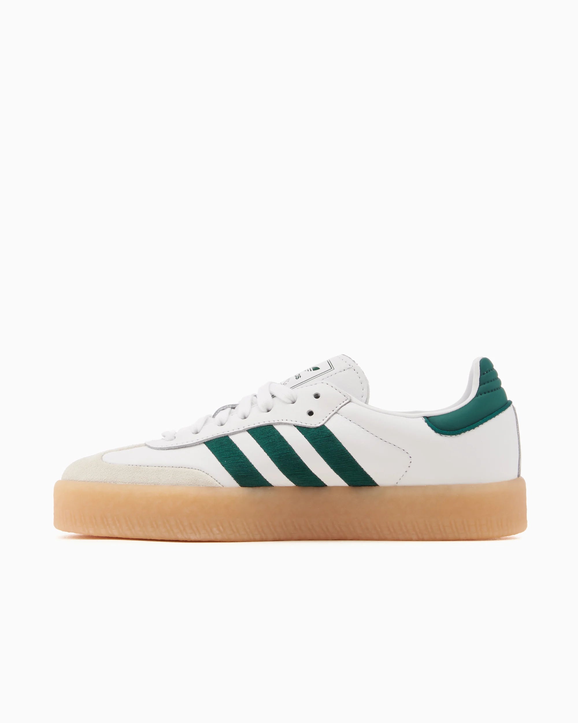 adidas Sambae Branco Verde Universitário Goma (Feminino)