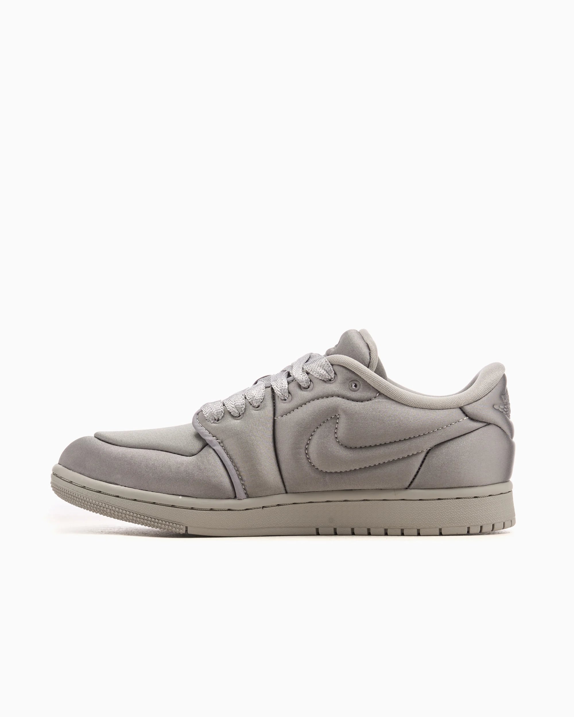 Air Jordan Women's 1 Low Method Of Make Satin Medium Grey