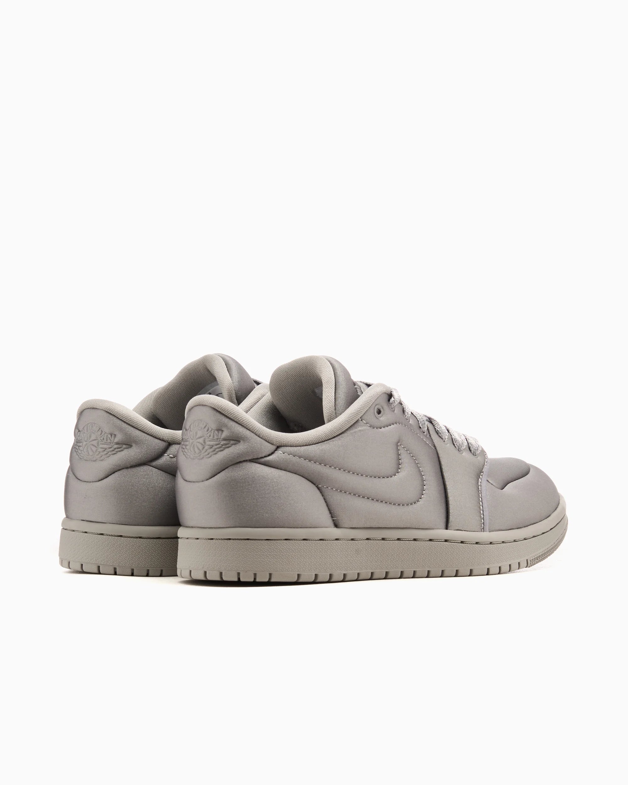 Air Jordan Women's 1 Low Method Of Make Satin Medium Grey