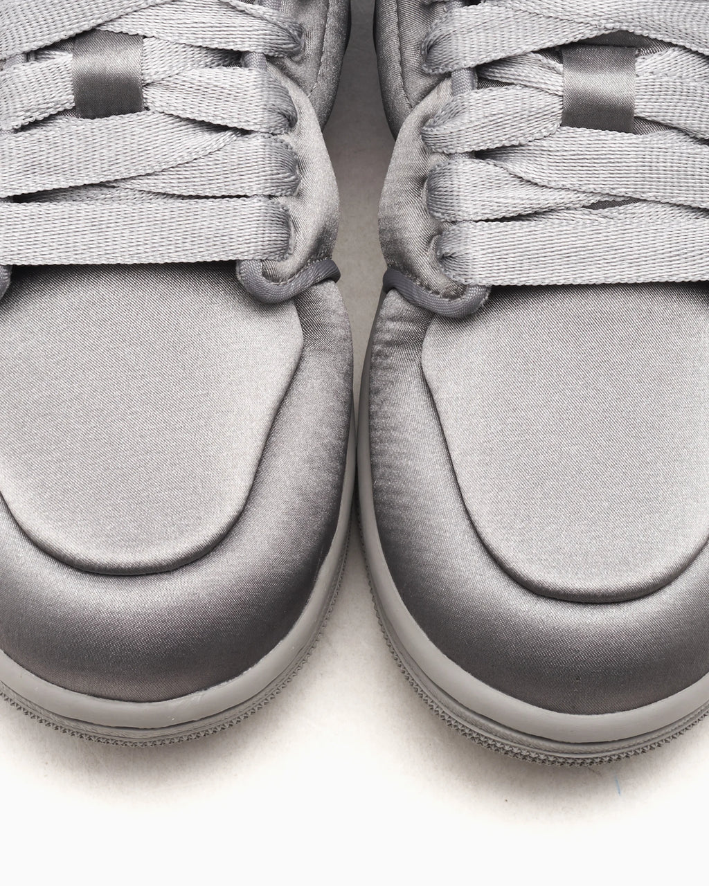 Air Jordan Women's 1 Low Method Of Make Satin Medium Grey