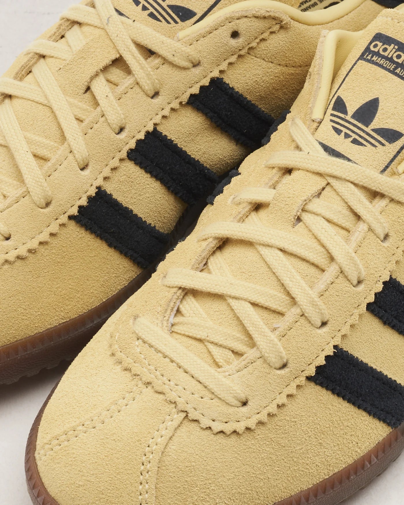 adidas Bermuda Powder Yellow Black (Women's)