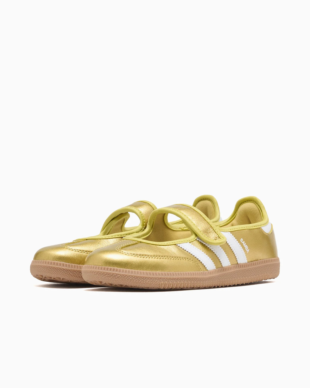 Adidas Samba Jane Gold Metallic White (Women's)
