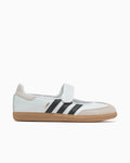 adidas Samba Jane Blanco Plateado Metálico (Mujer)