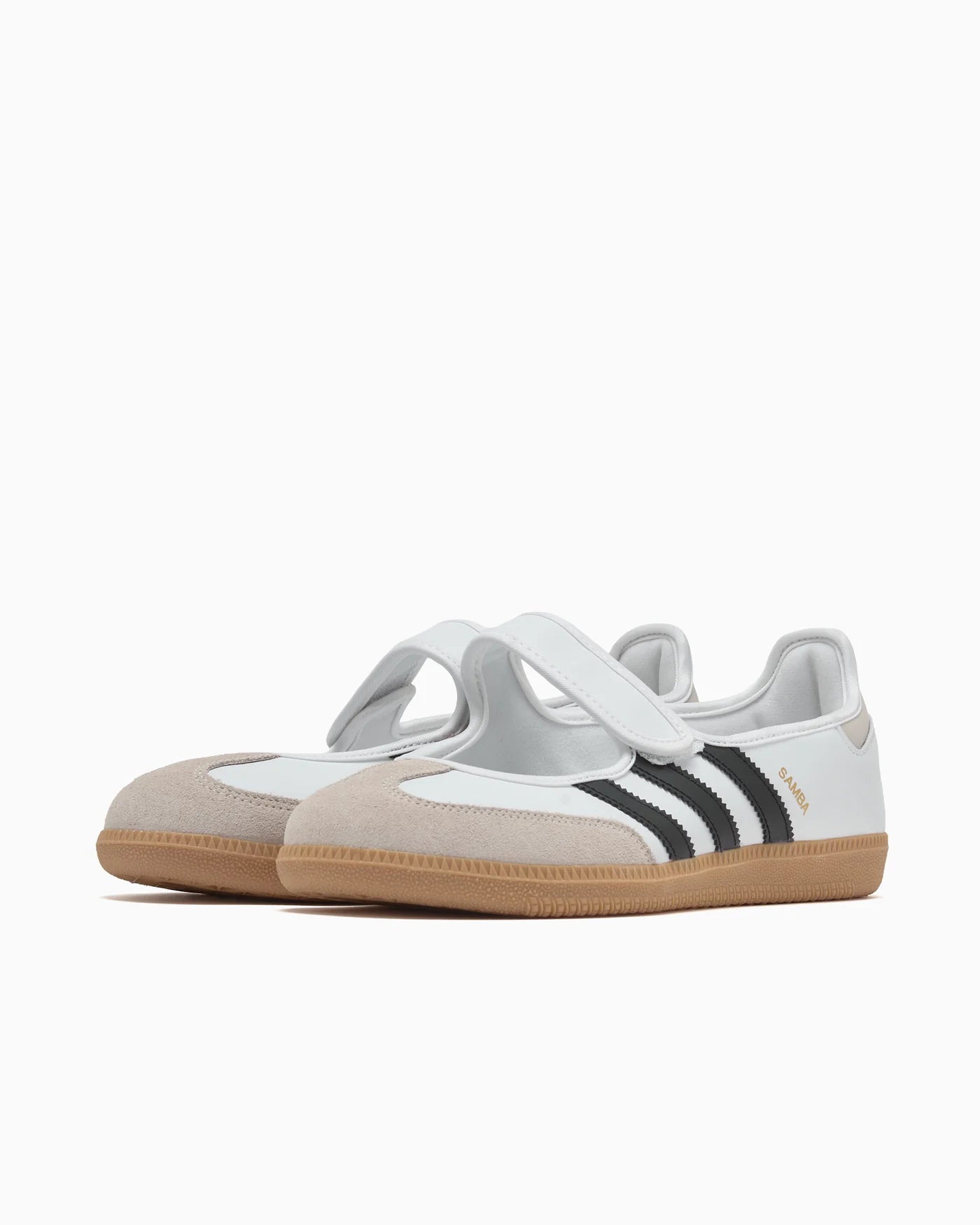 adidas Samba Jane Blanco Plateado Metálico (Mujer)