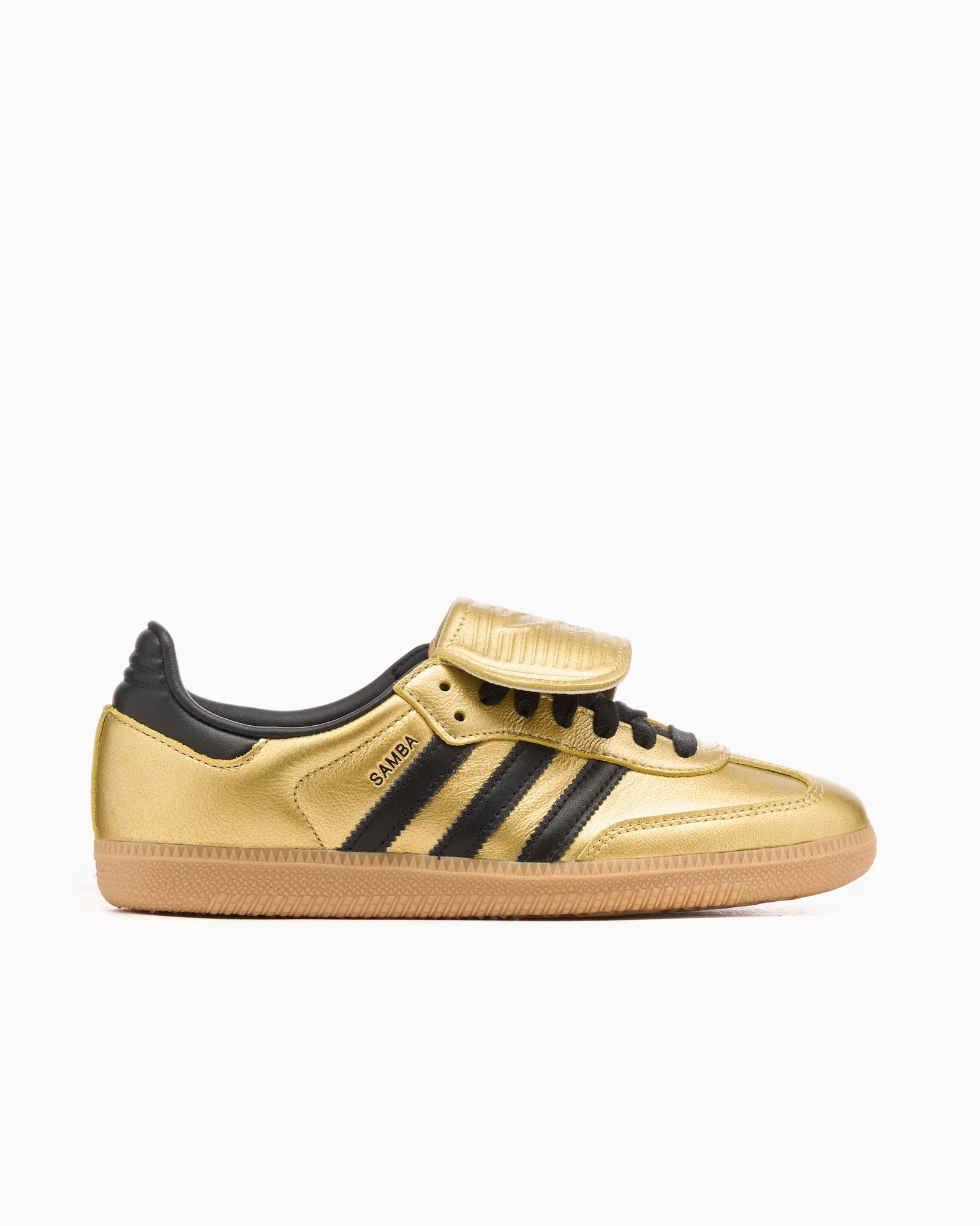 adidas Samba LT Gold Metallic Black Gum (Women's)