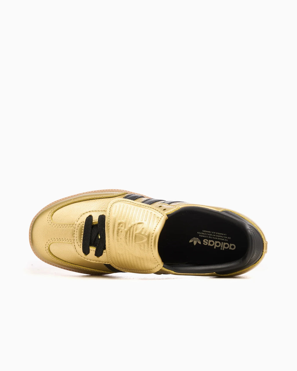 adidas Samba LT Gold Metallic Black Gum (Women's)