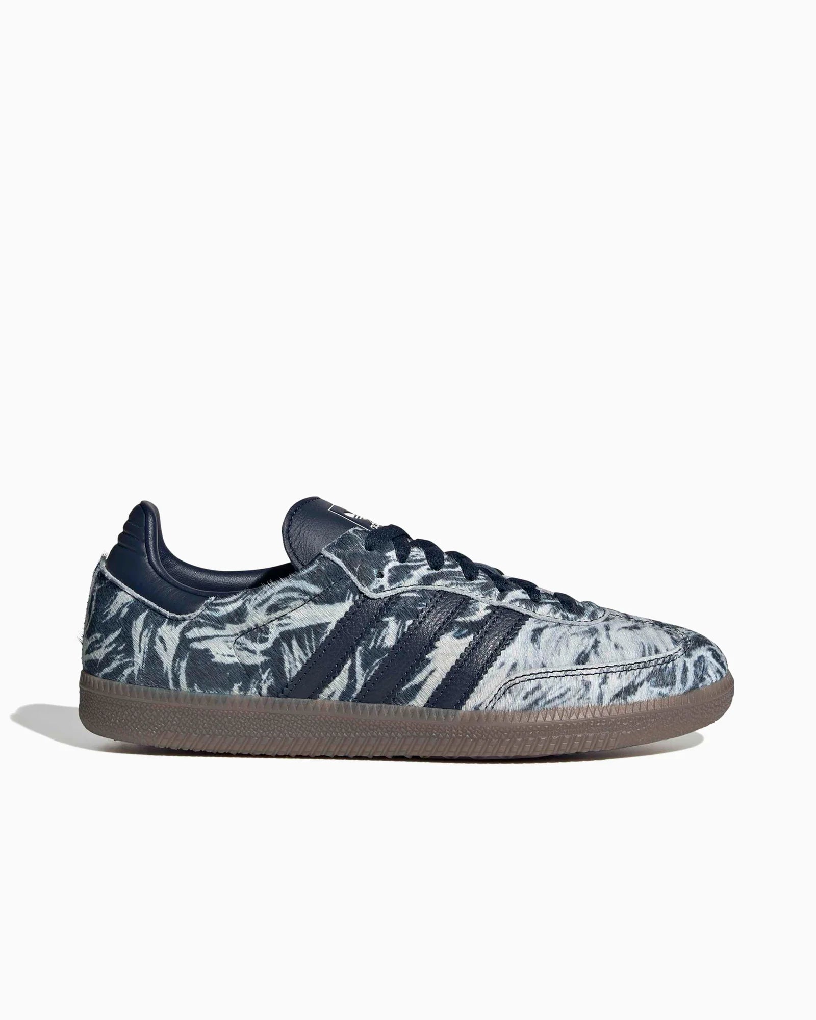 Adidas Samba OG Pony Hair Night Indigo Off White Feminino