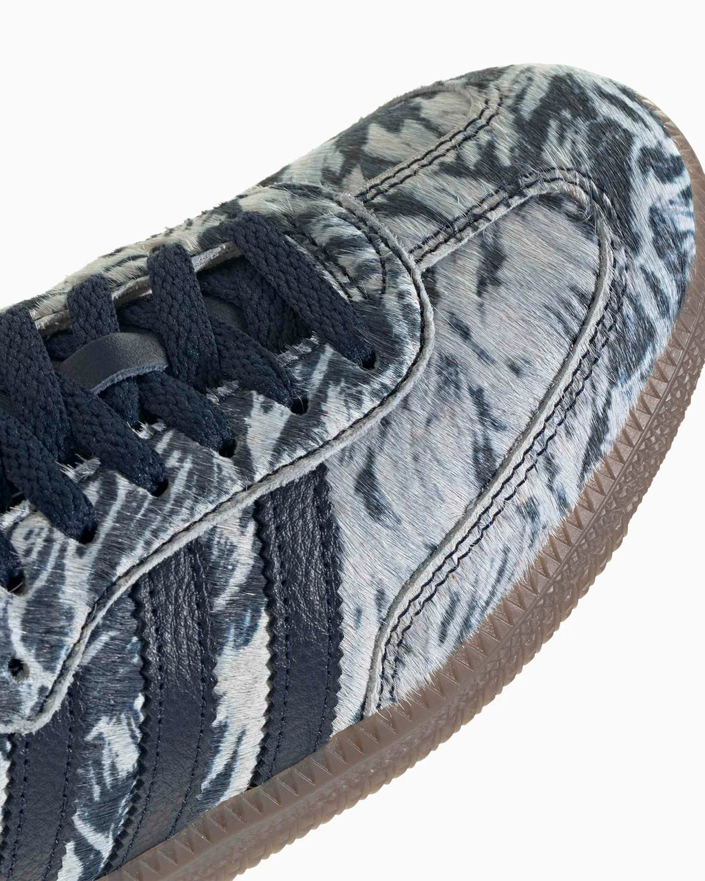 Adidas Samba OG Pony Hair Night Indigo Off White Feminino